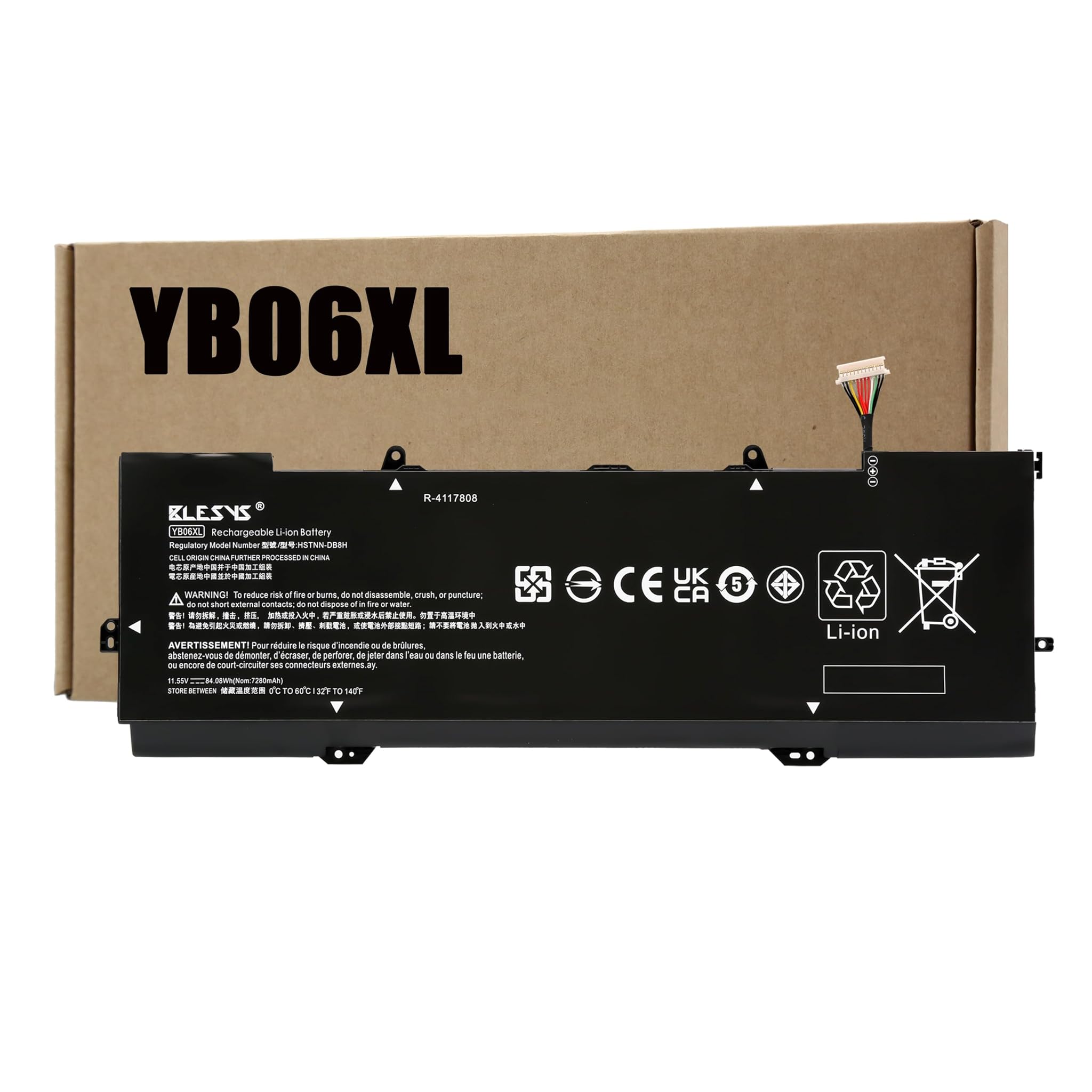 Blesys Batteria YB06XL per HP Spectre x360 15-ch000