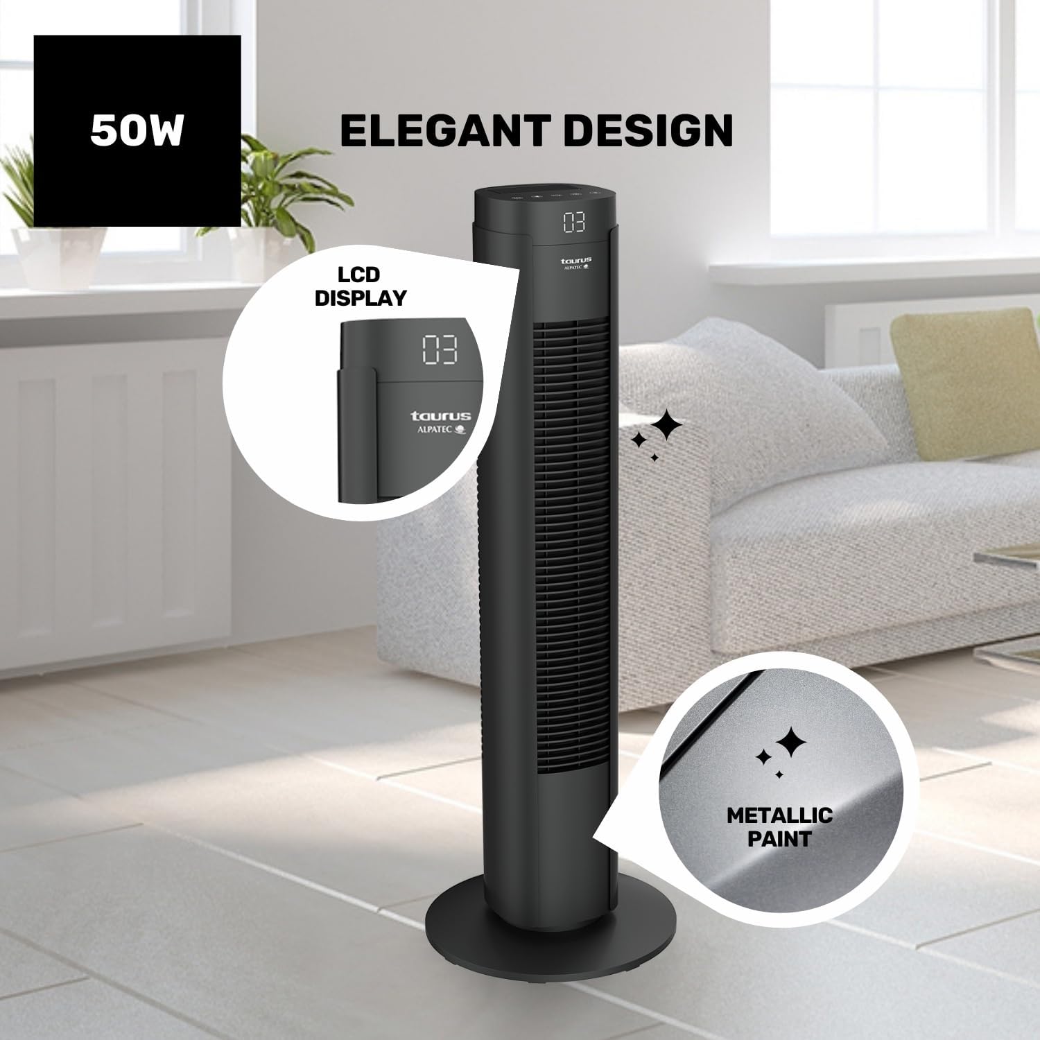 Taurus Babel RCH Amazing - Ventilatore a Torre Digitale - immagine 2