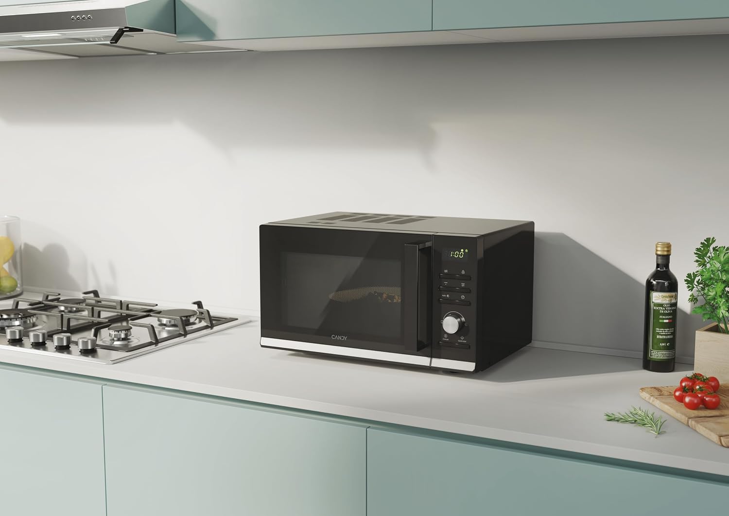 Candy Moderna Forno Microonde con Grill 23L, Nero | Velz