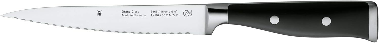 WMF, Coltello da Cucina, 16 cm, Nero (Schwarz)