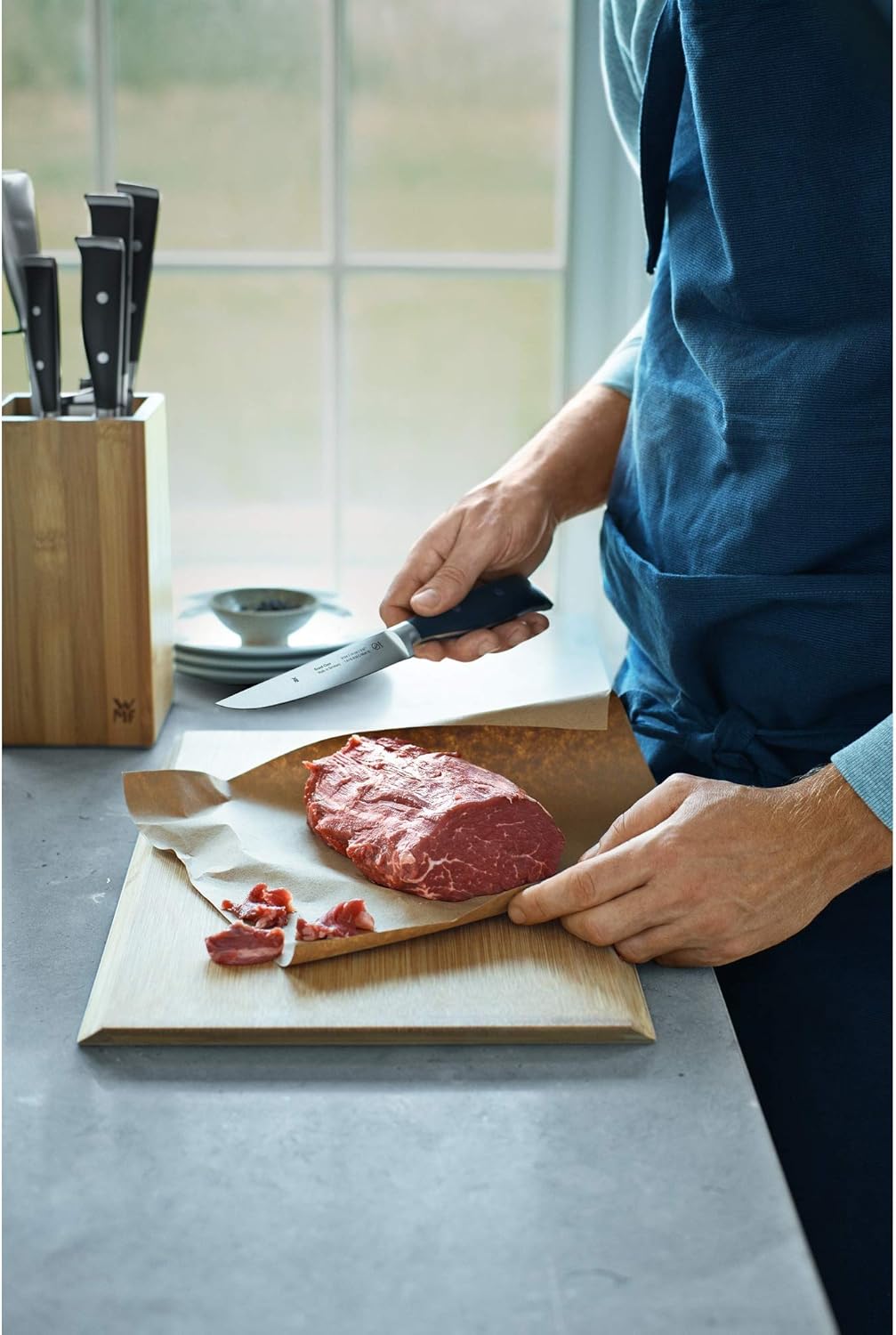 WMF, Coltello da Cucina, 16 cm, Nero (Schwarz) - immagine 2