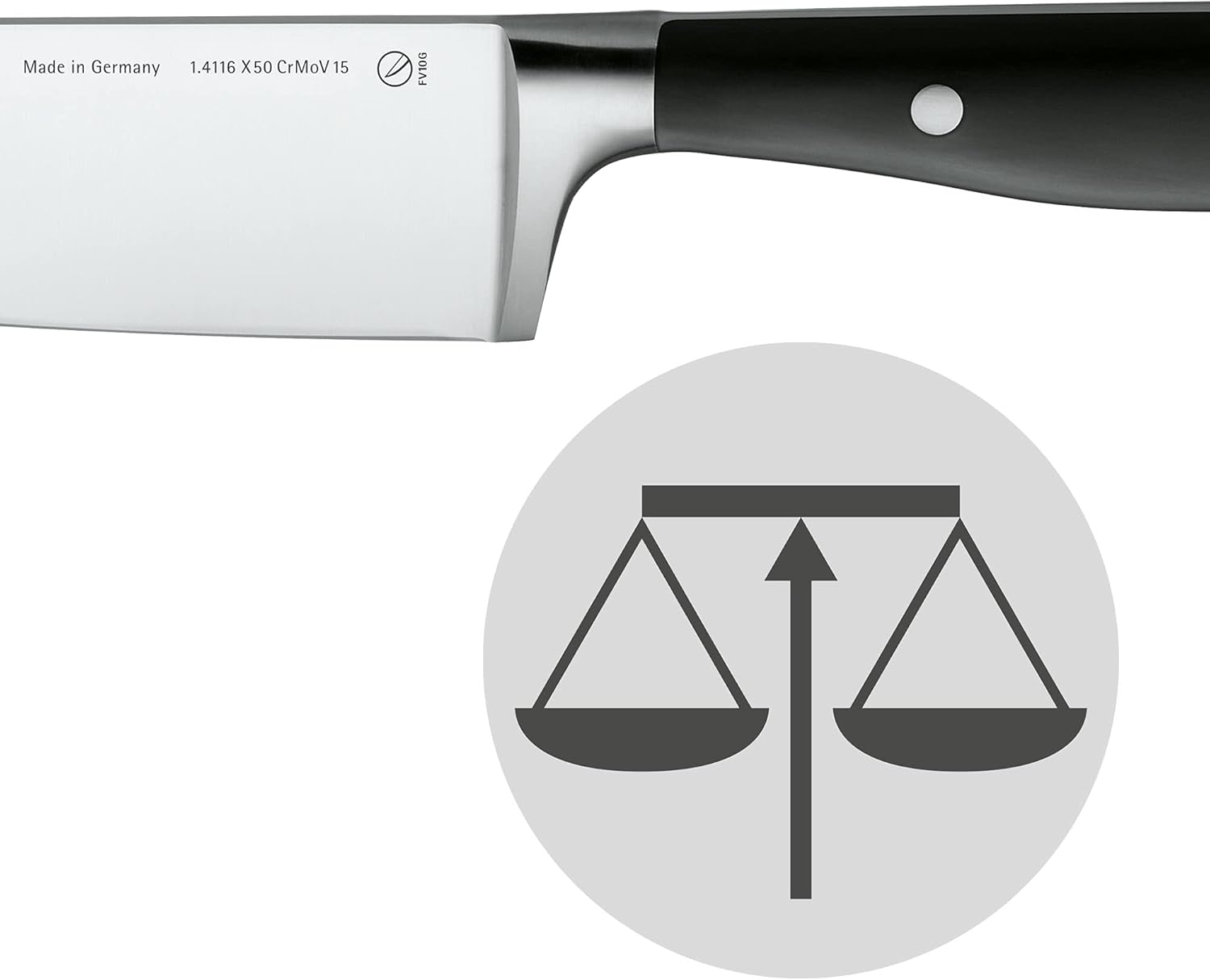 WMF, Coltello da Cucina, 16 cm, Nero (Schwarz) - immagine 8