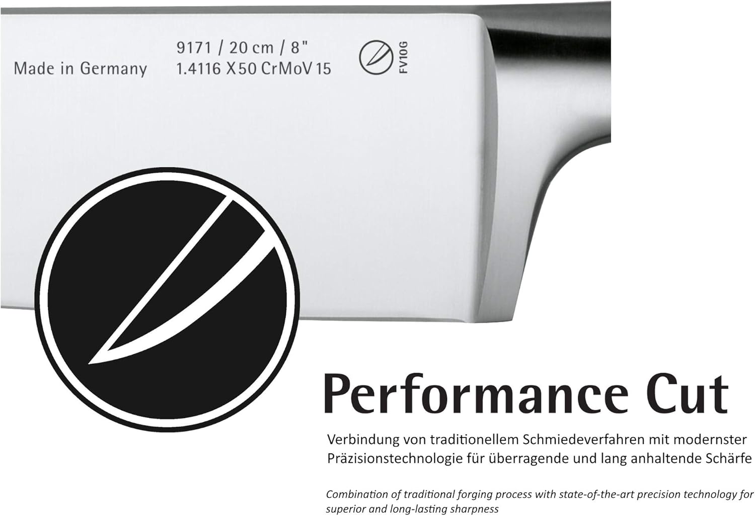 WMF, Coltello da Cucina, 16 cm, Nero (Schwarz) - immagine 9