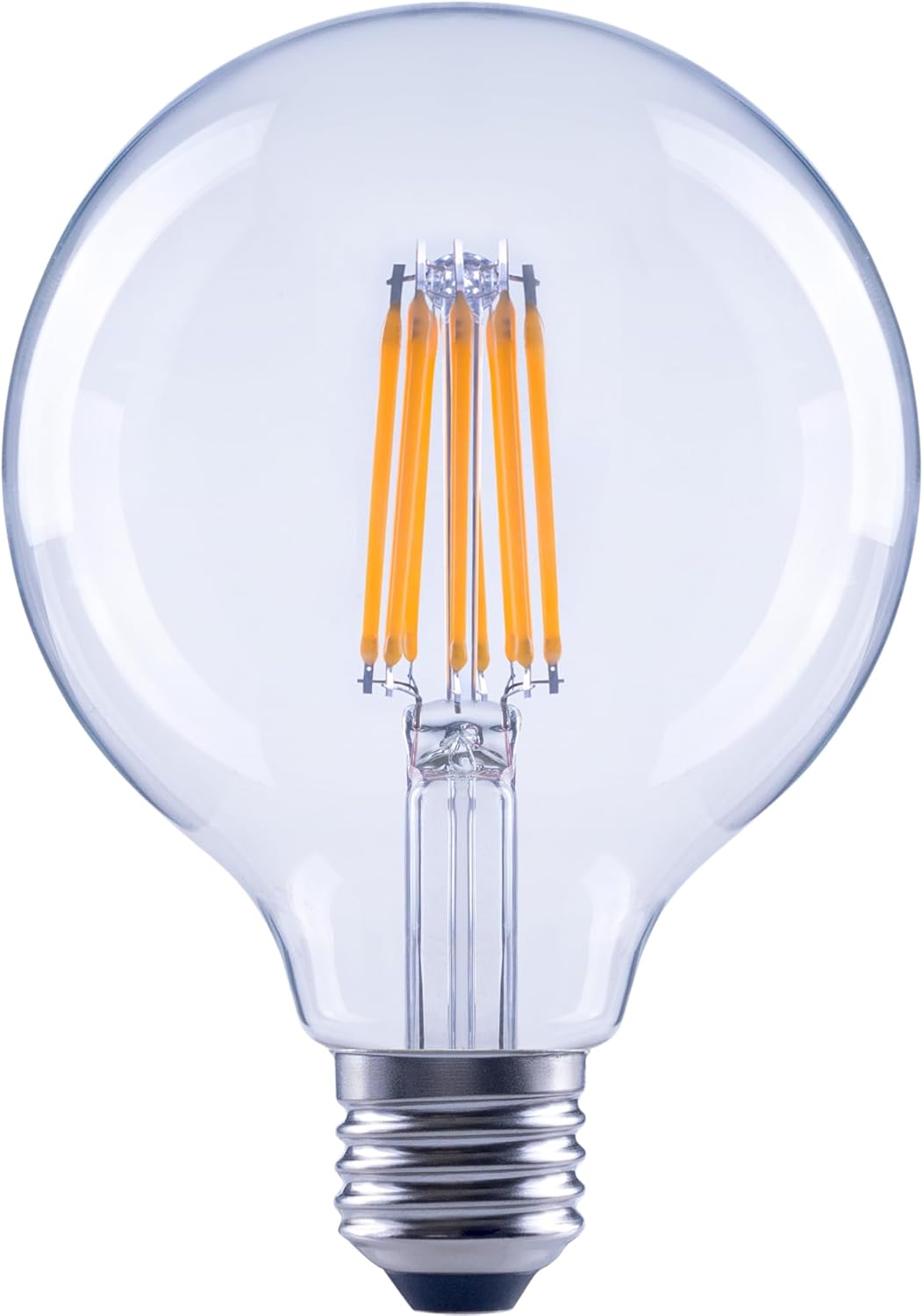 Greenandco 8 Lampadine LED Filamento E27 G95 7.2W - immagine 2