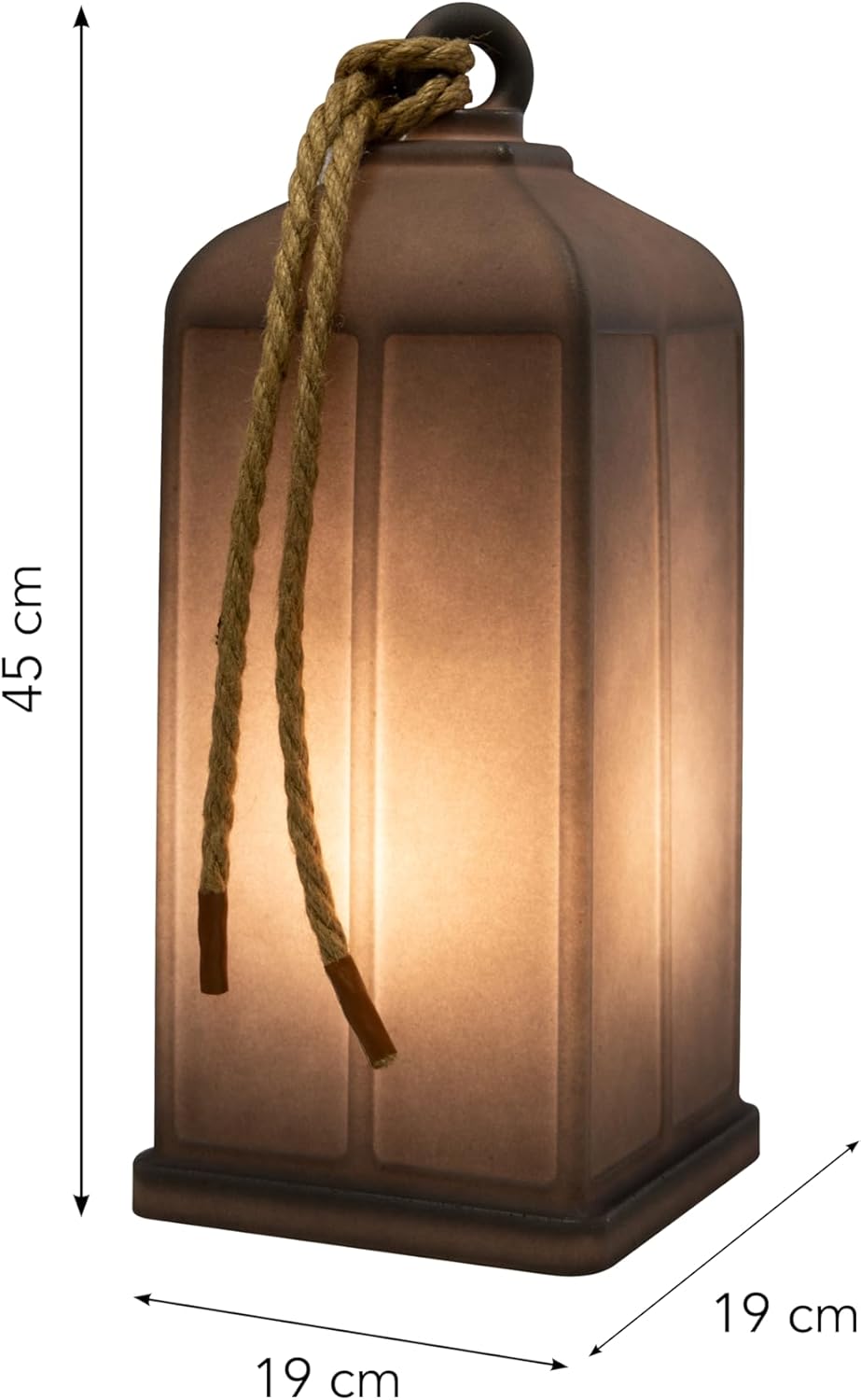 8 Seasons Design Shining Lantern - Lanterna LED Antracite - immagine 5
