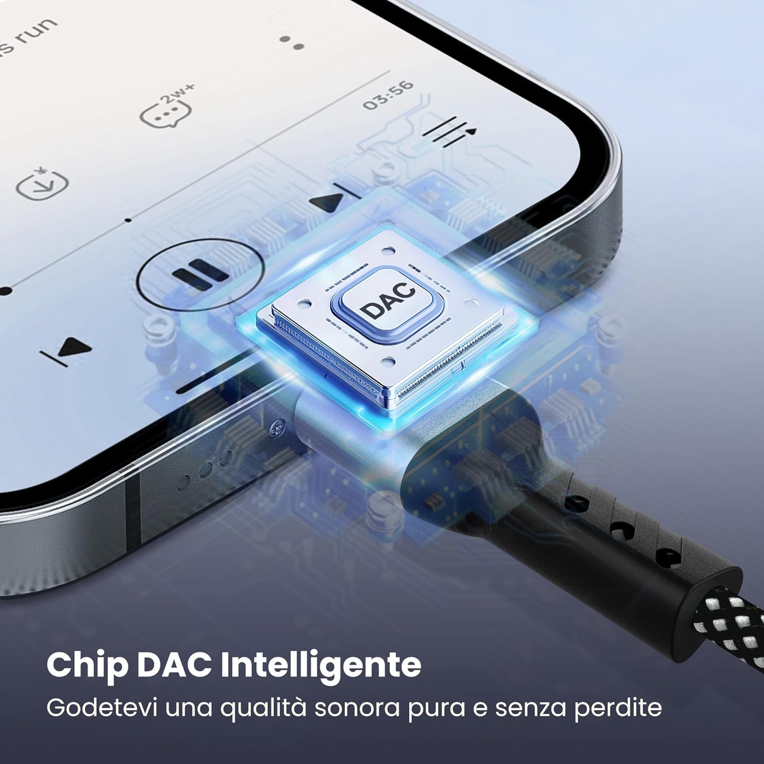 YISH Cavo Aux USB C 1M - immagine 2