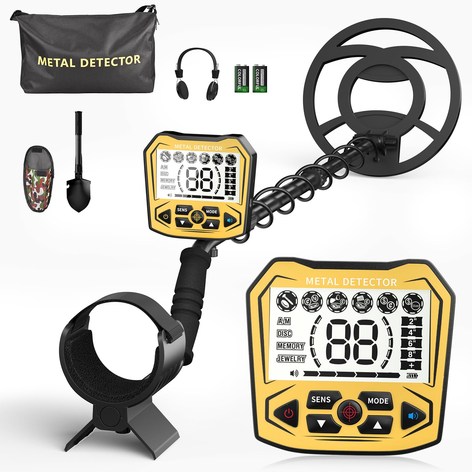 Hiuyrfs Metal Detector Alta Precisione IP68
