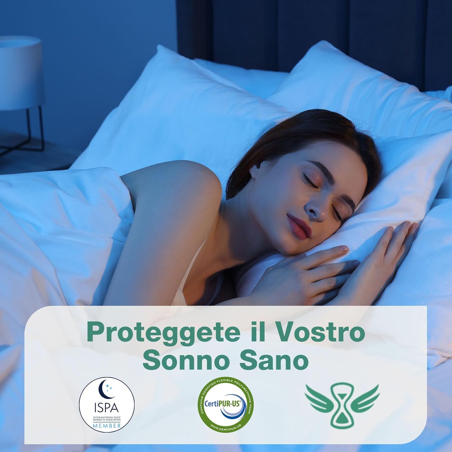 Novilla Topper Singolo 80x200cm in Memory Foam 5cm - immagine 6