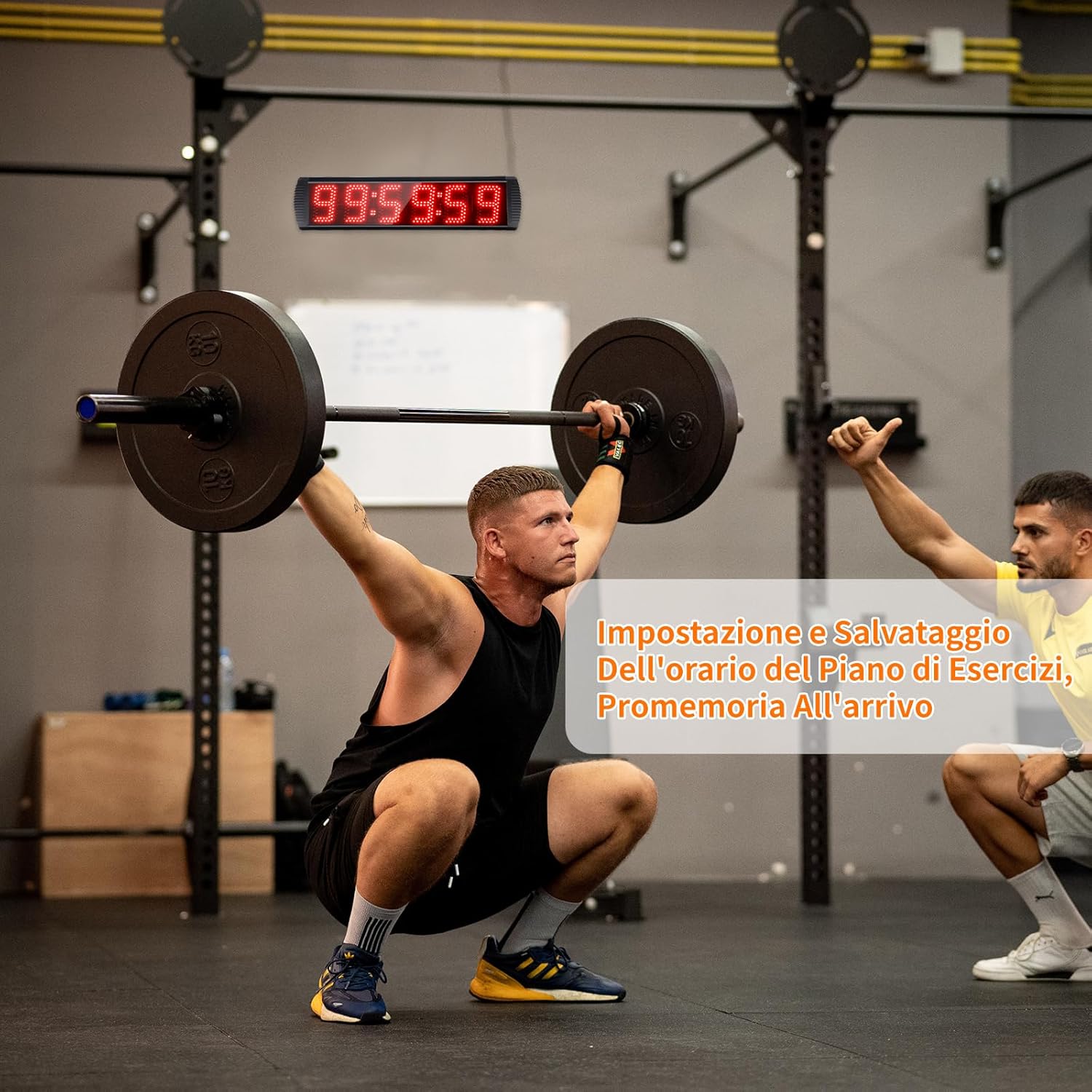 Yz Orologio da Parete Digitale con Telecomando - immagine 5