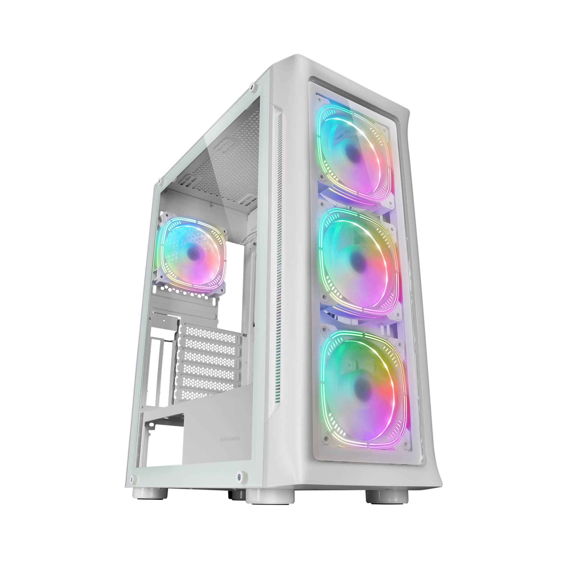 Mars Gaming MC-NEO - Torre Gaming XXL E-ATX, Bianco