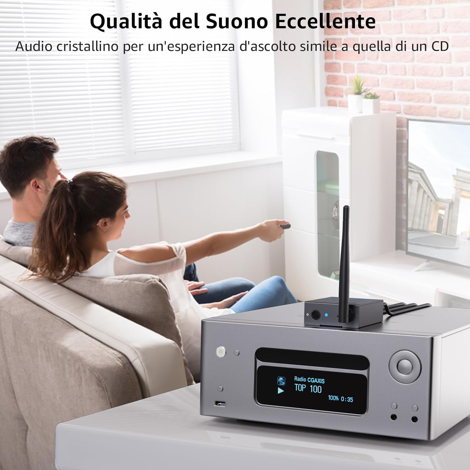 1mii Trasmettitore Ricevitore Audio Wireless 2.4G HiFi - immagine 5