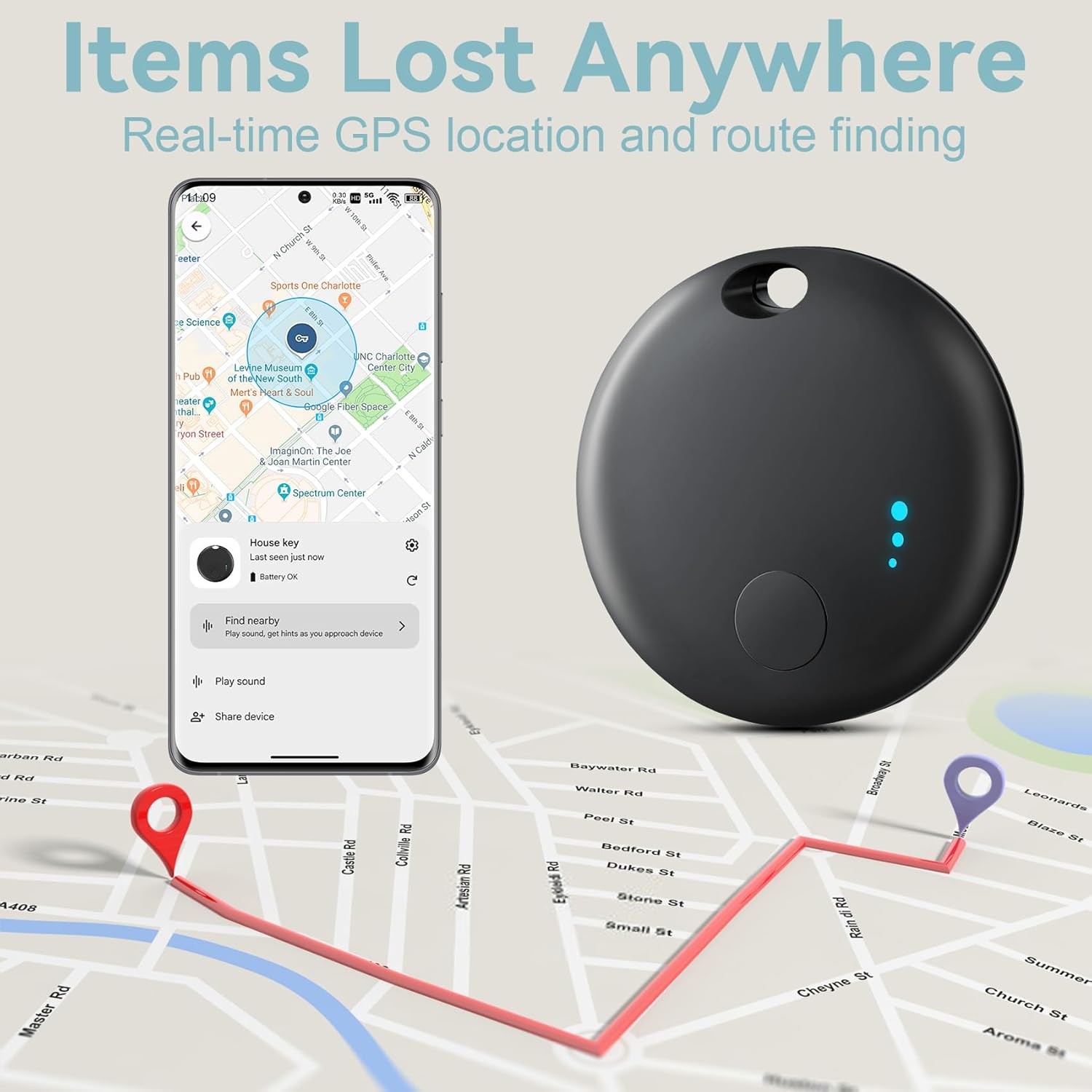 Air Tracker Android - Localizzatore Chiavi Bluetooth (4 pz) - immagine 4