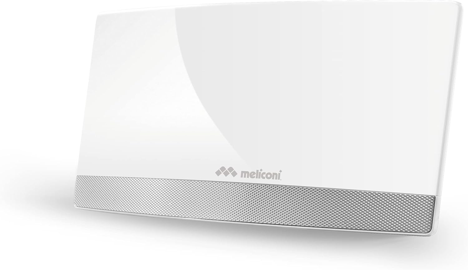 Meliconi Antenna TV AT55 Amplificata per Interni, Bianco - immagine 1