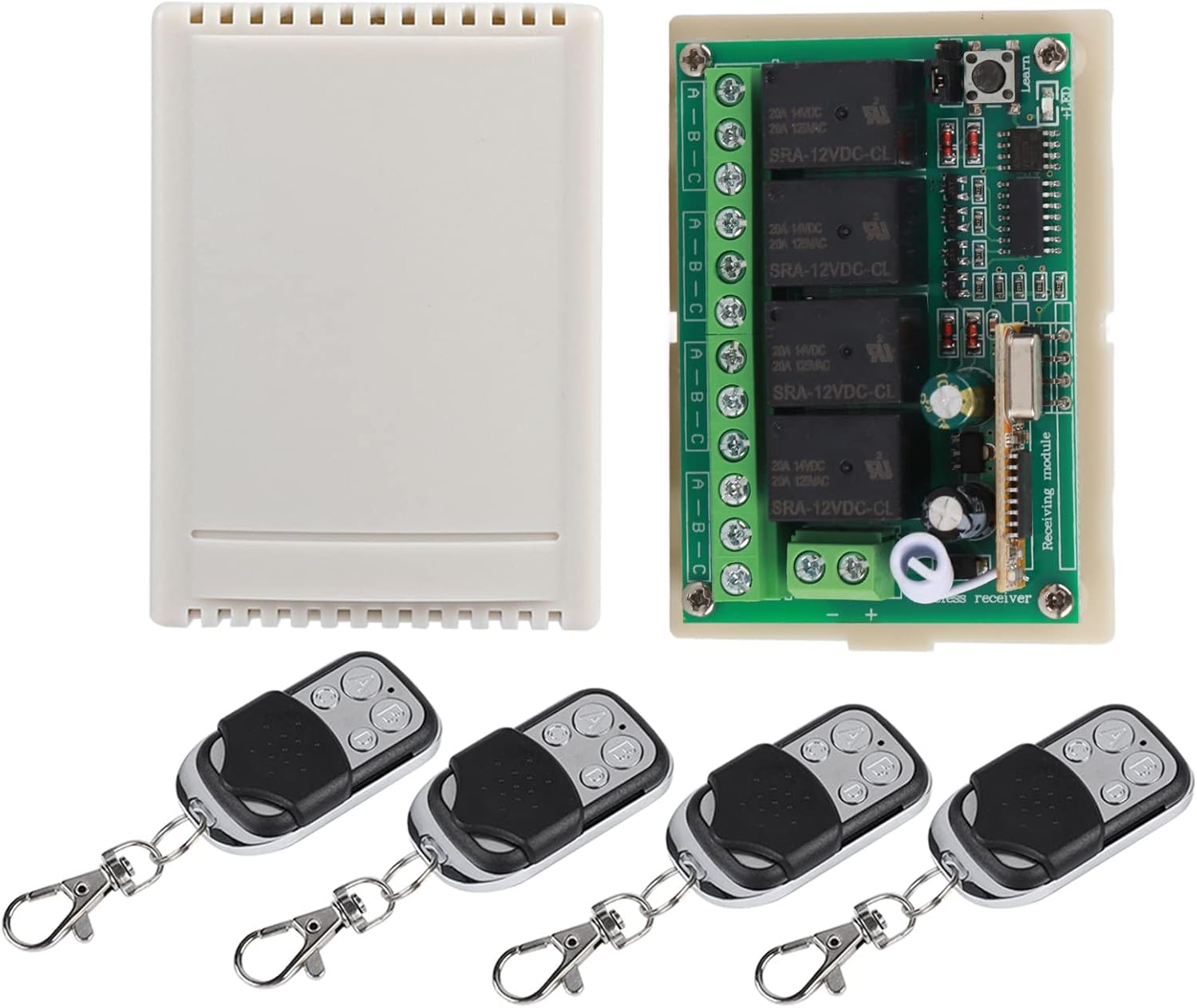 Zerone Interruttore Comando Remoto 4 Vie Wireless 100m - immagine 1