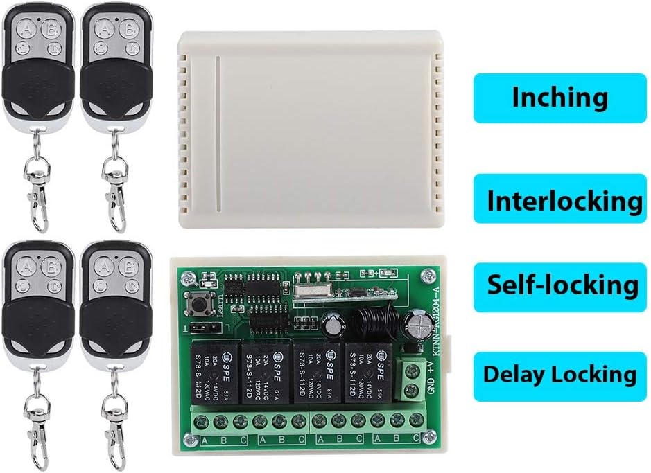 Zerone Interruttore Comando Remoto 4 Vie Wireless 100m - immagine 6