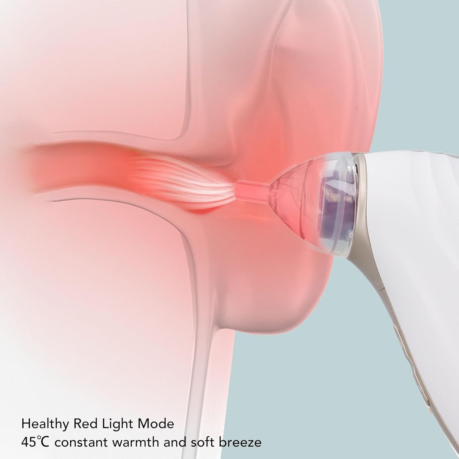 Asciugacapelli Ricaricabile 10W per Orecchio - immagine 3