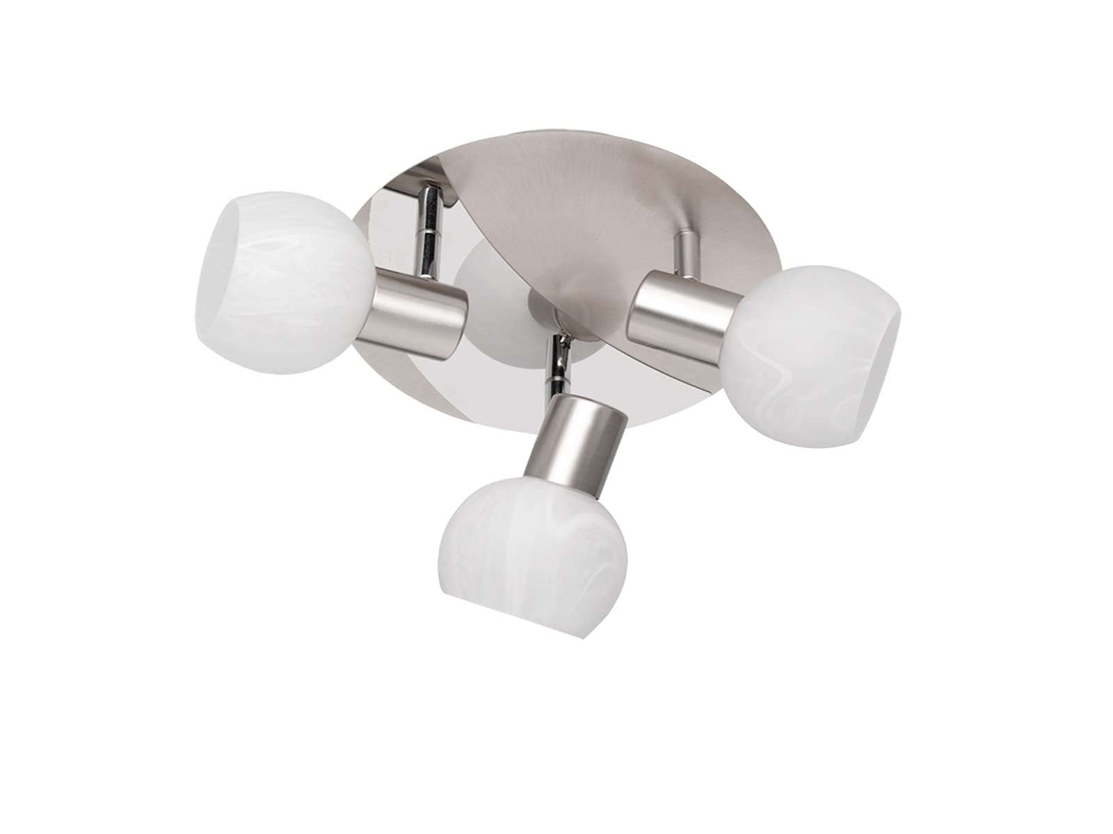 Reality Leuchten Spot Metallo E14, nickel matt/chrom