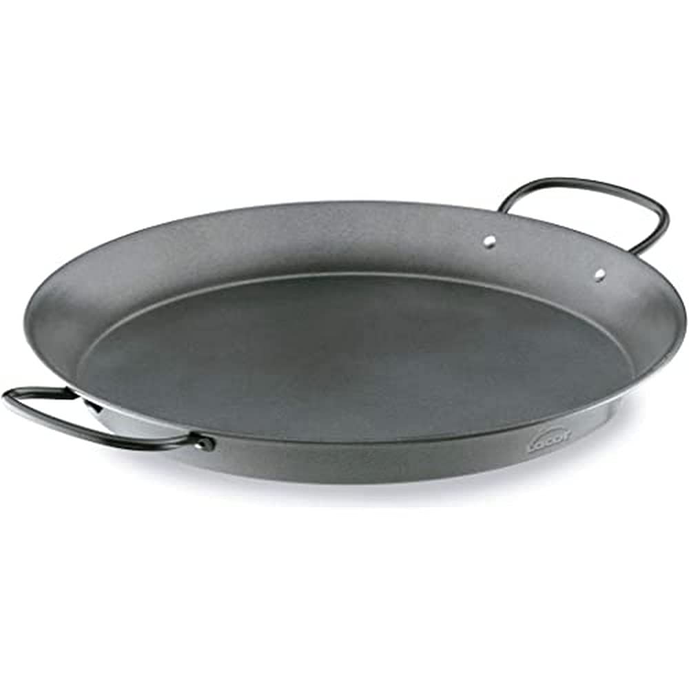 Lacor -60149, Padella per Paella Antiaderente, Nero, 50 cm
