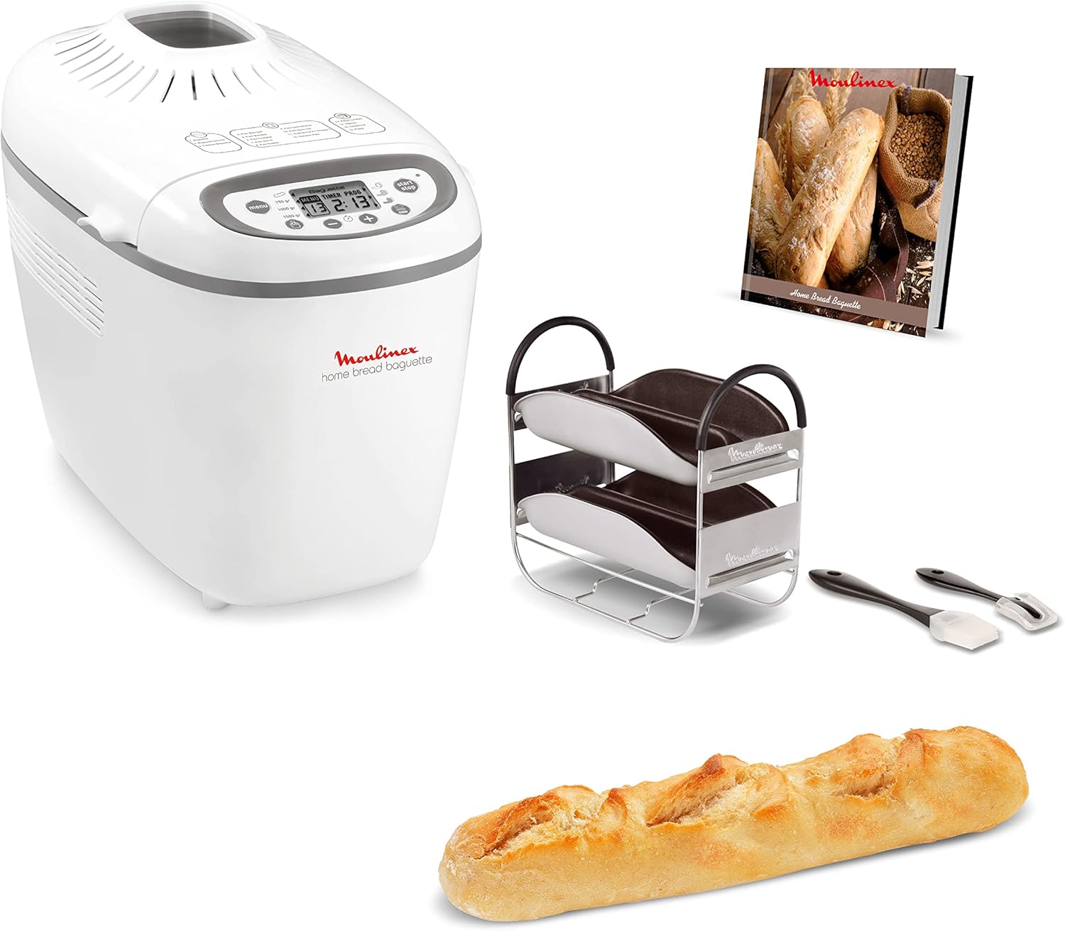 Moulinex OW6101 Home Bread Baguette Macchina del Pane 1.5kg - immagine 1