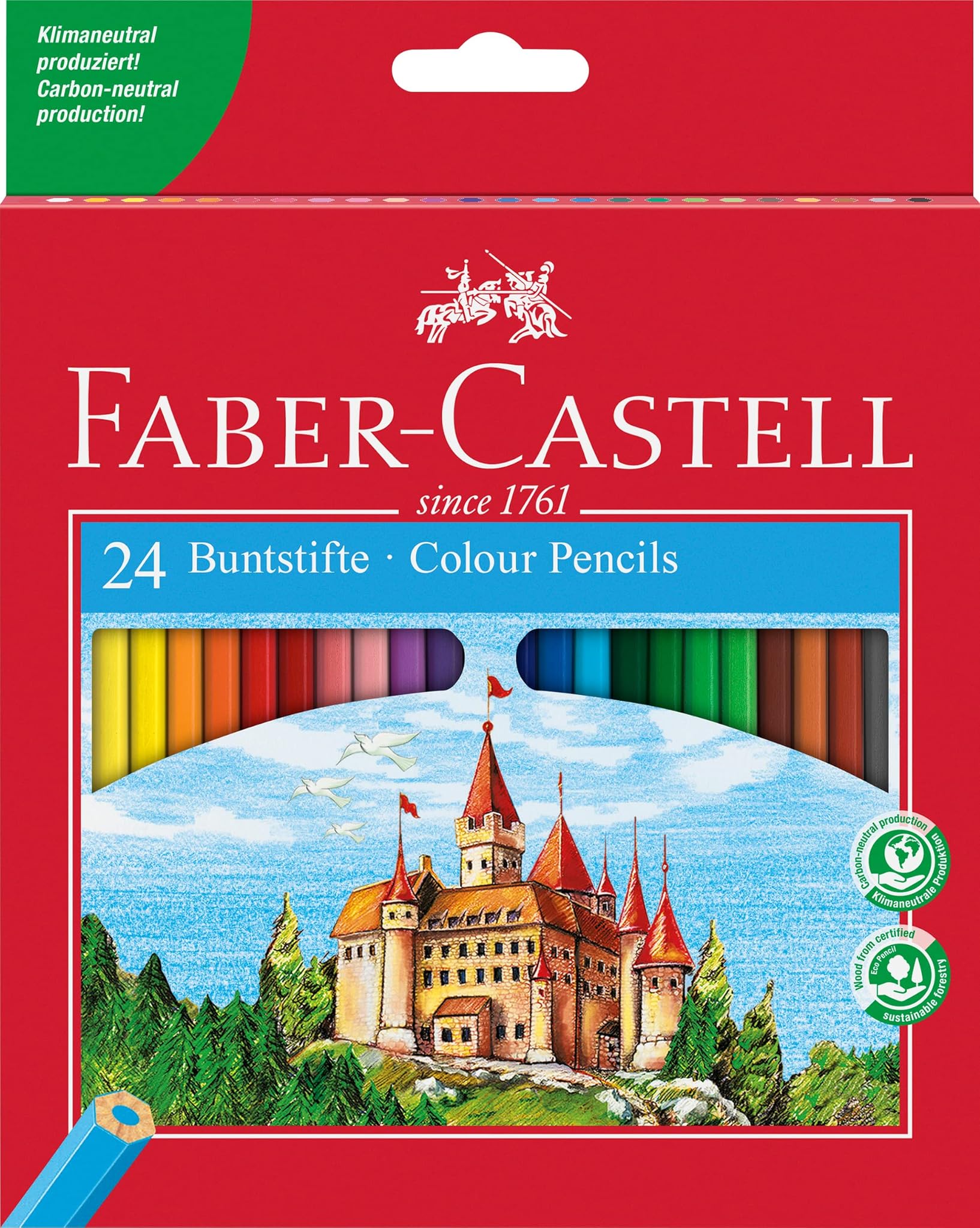 Faber-castell Castle - Set Matite Colorate 24 pezzi