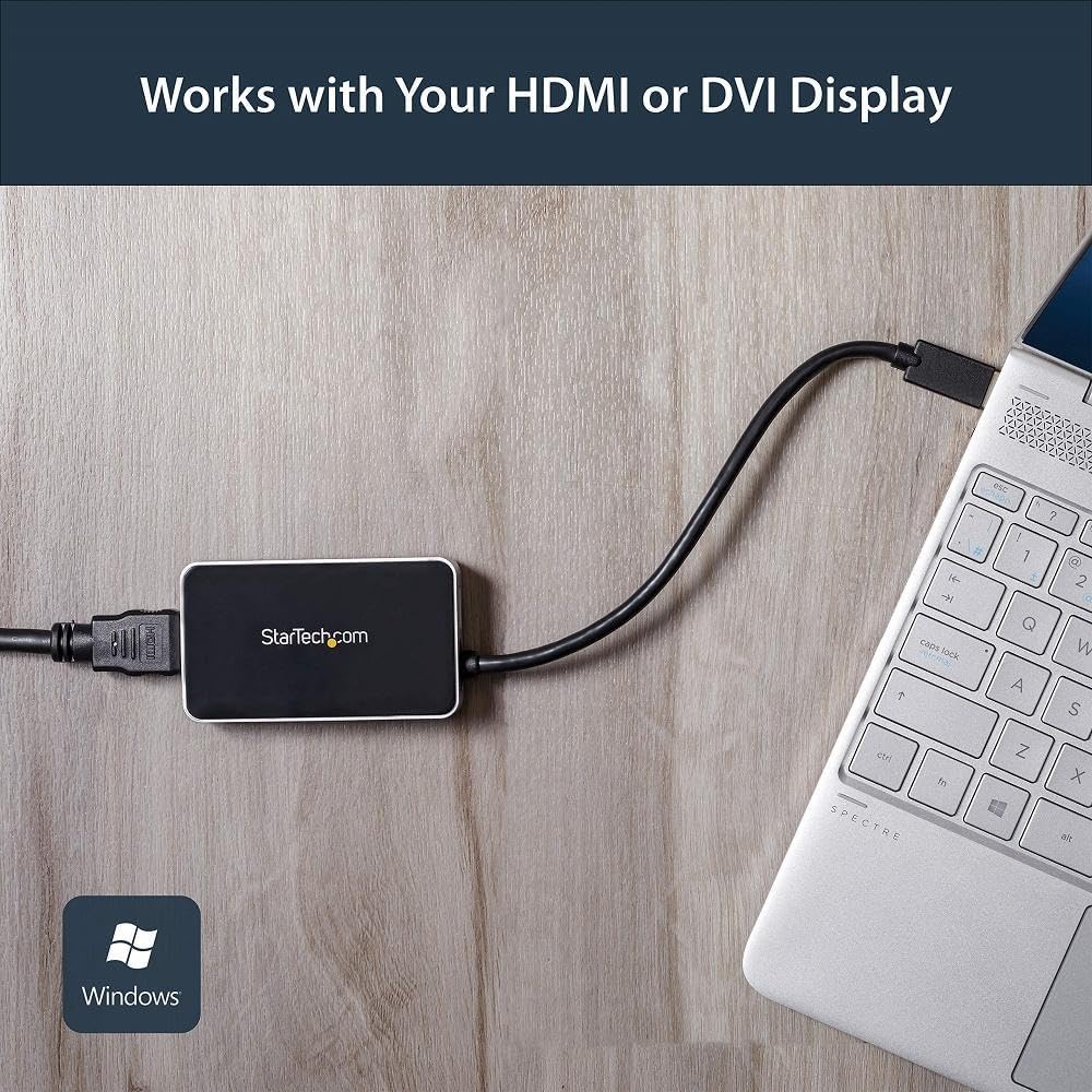 Startech.com Adattatore USB 3.0 a HDMI e DVI - immagine 3