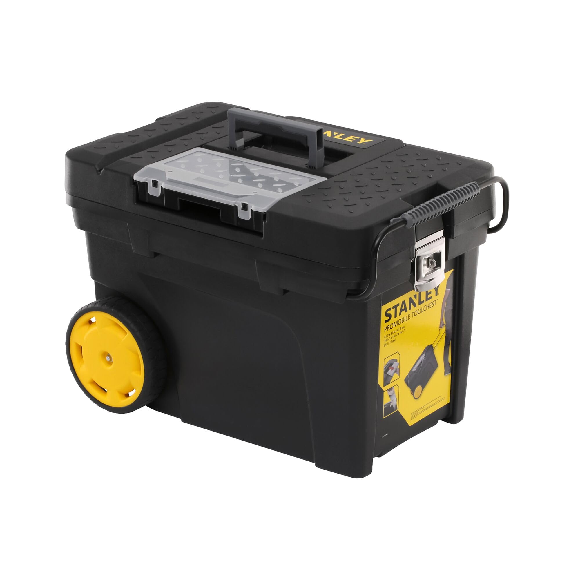 STANLEY 1-97-503 Vasca Porta Utensili con Ruote, 53 L