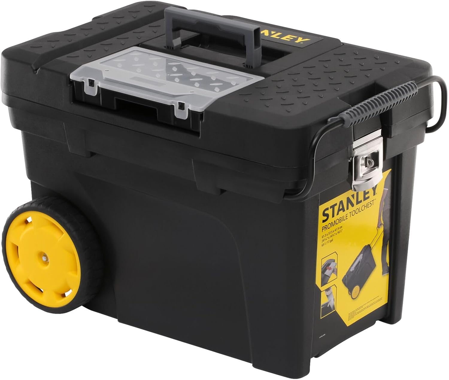 STANLEY 1-97-503 Vasca Porta Utensili con Ruote, 53 L - immagine 1