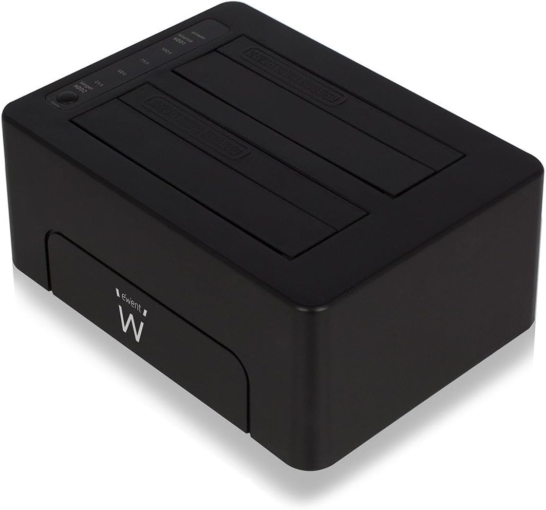 Ewent EW7014 USB 3.0 Docking Station Clone 2-Bay - immagine 4