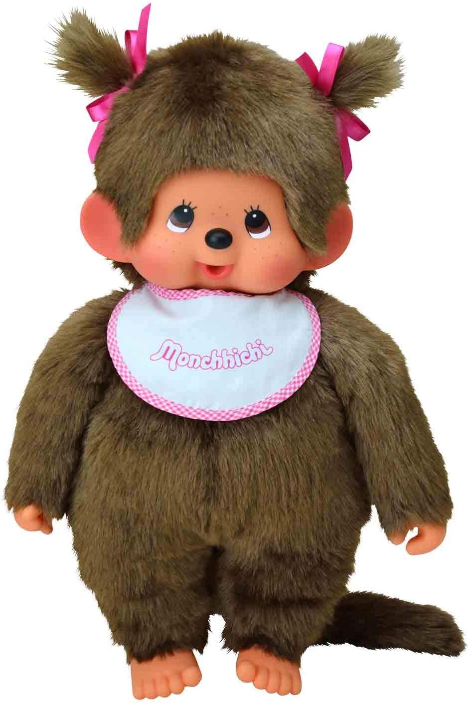 Sekiguchi Monchhichi Girl Peluche 45cm, Marrone - immagine 2