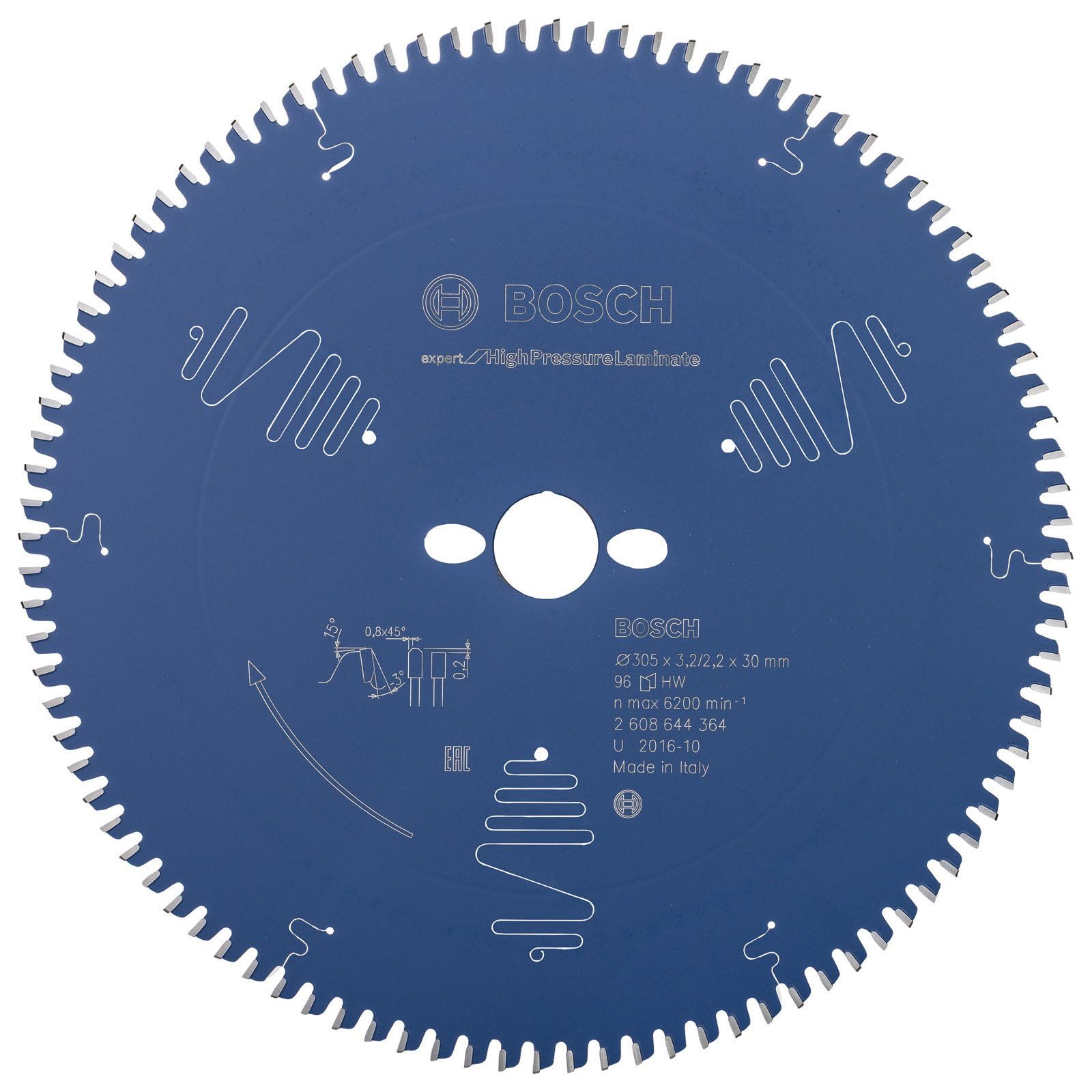 Bosch Accessories Lama Sega Circolare Laminato 305x30mm