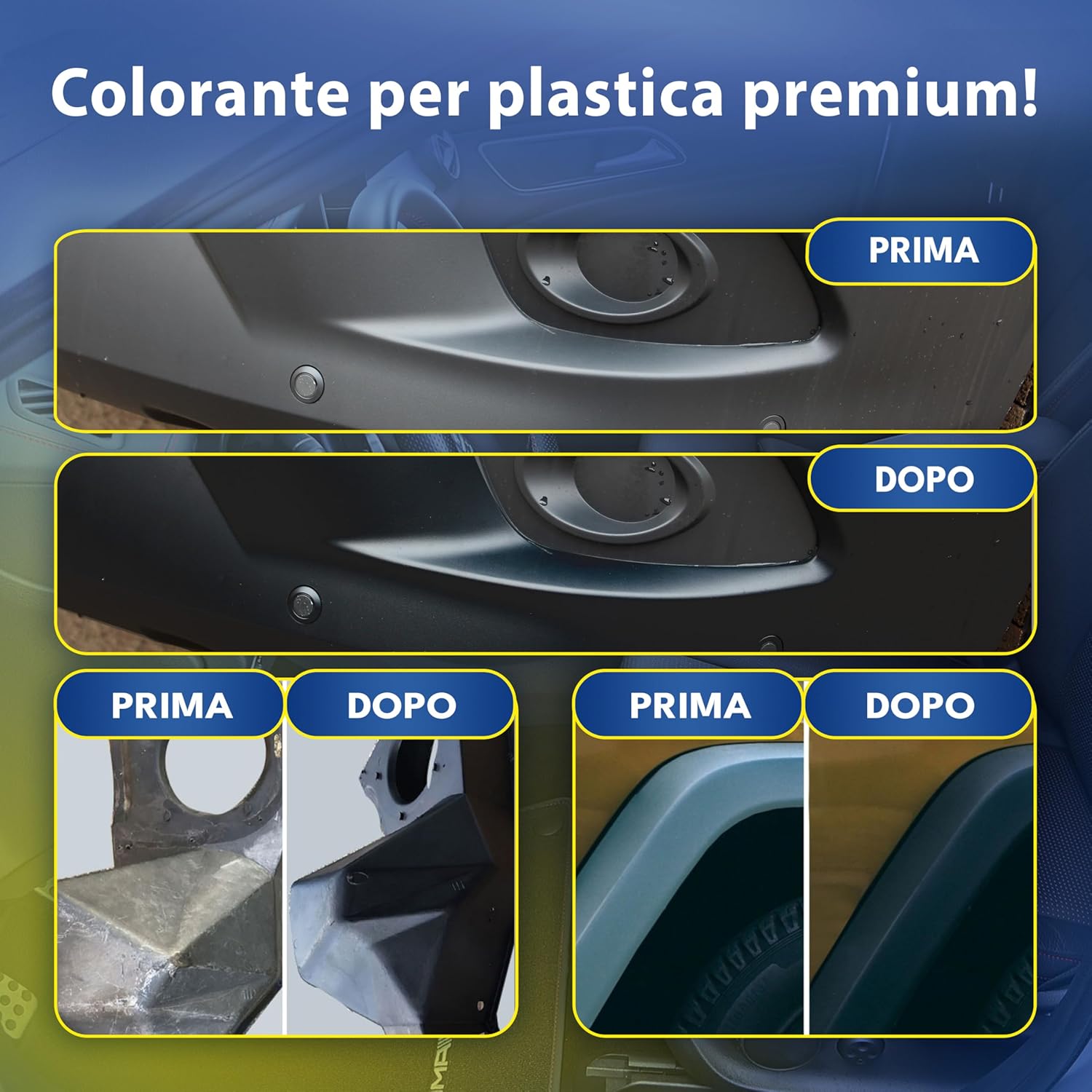 ATG Rinnova Plastiche Auto Nero Esterno e Interno - immagine 2