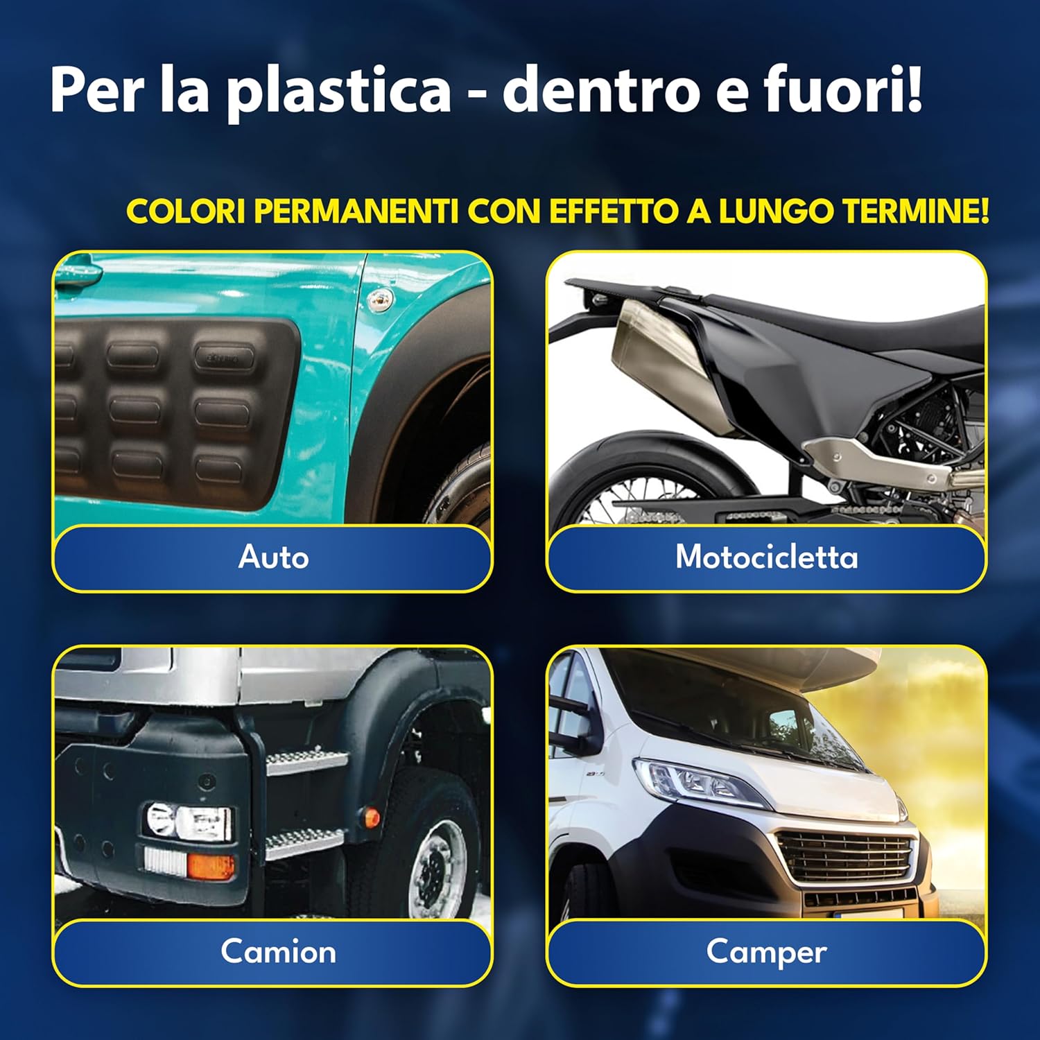 ATG Rinnova Plastiche Auto Nero Esterno e Interno - immagine 5
