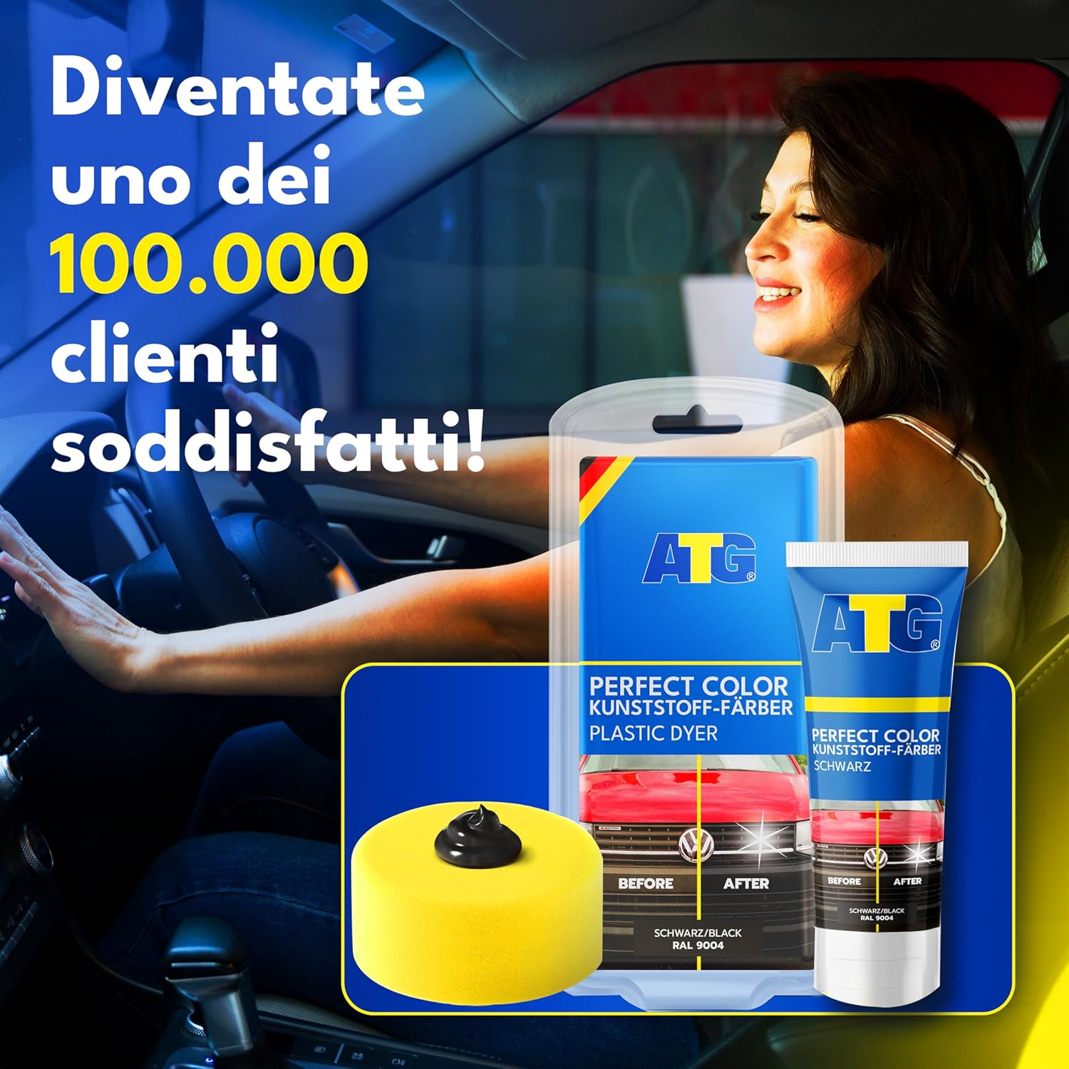 ATG Rinnova Plastiche Auto Nero Esterno e Interno - immagine 7