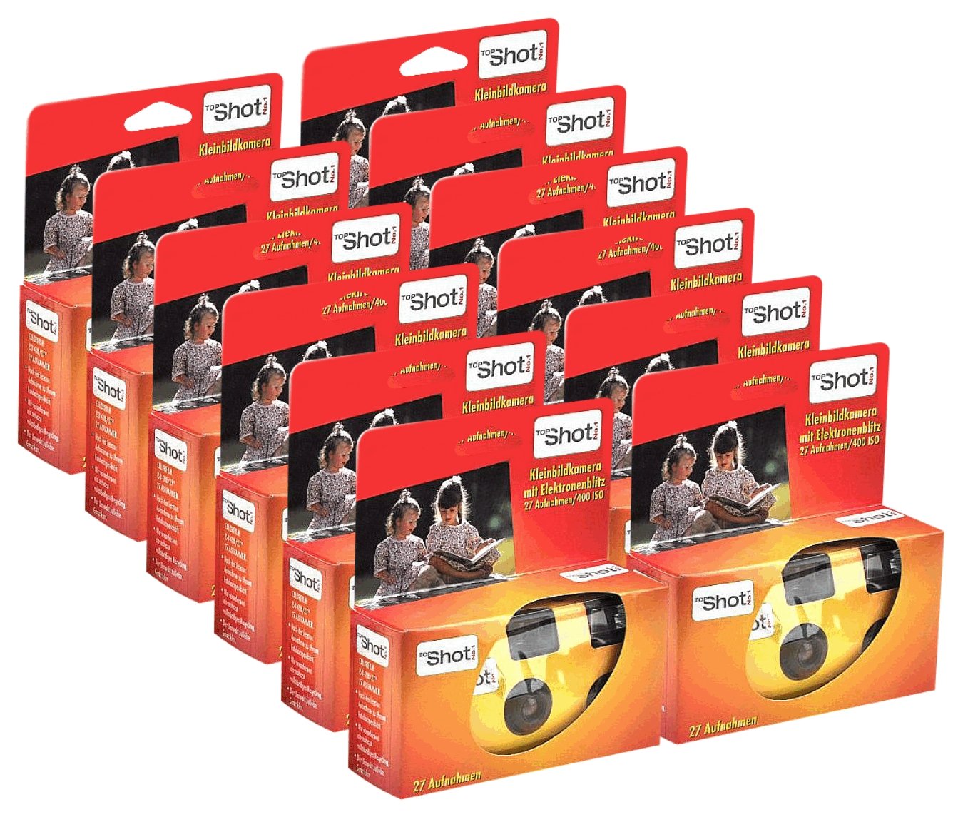 Topshot 400 - Confezione 12 Fotocamere Usa e Getta