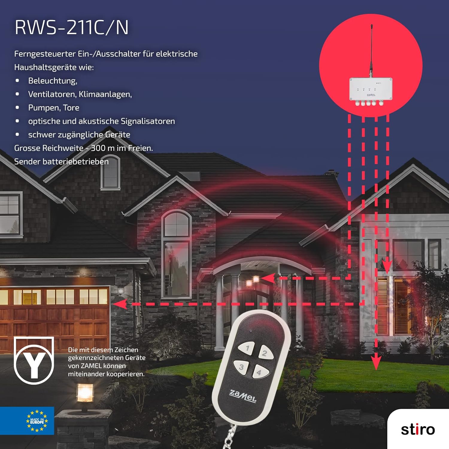 ETERO RWS-211C/N Ricevitore, Set di 2 Pezzi - immagine 3