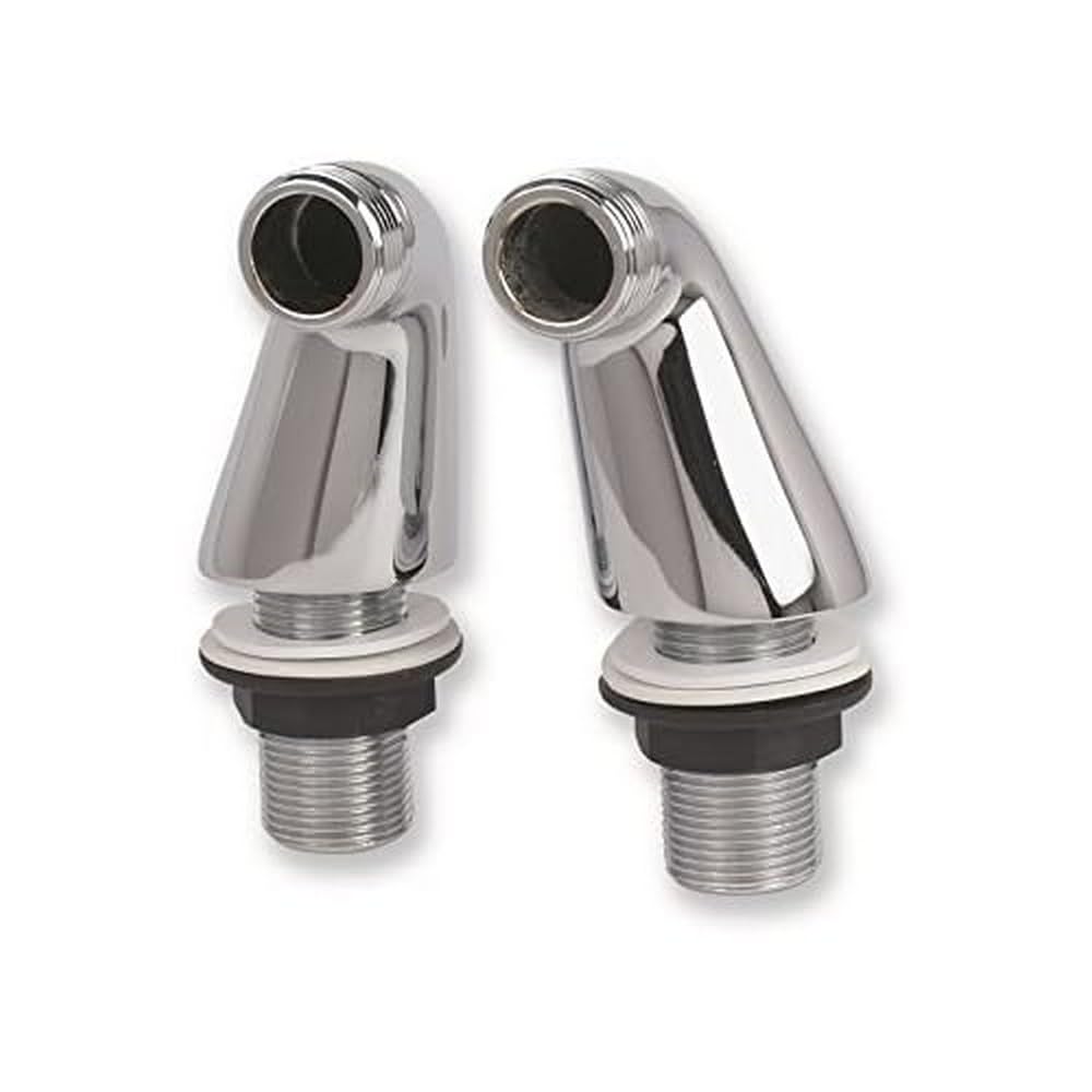 Acquastilla 113775 2 Colonnette Eccentriche per Bordo Vasca, Multicolore