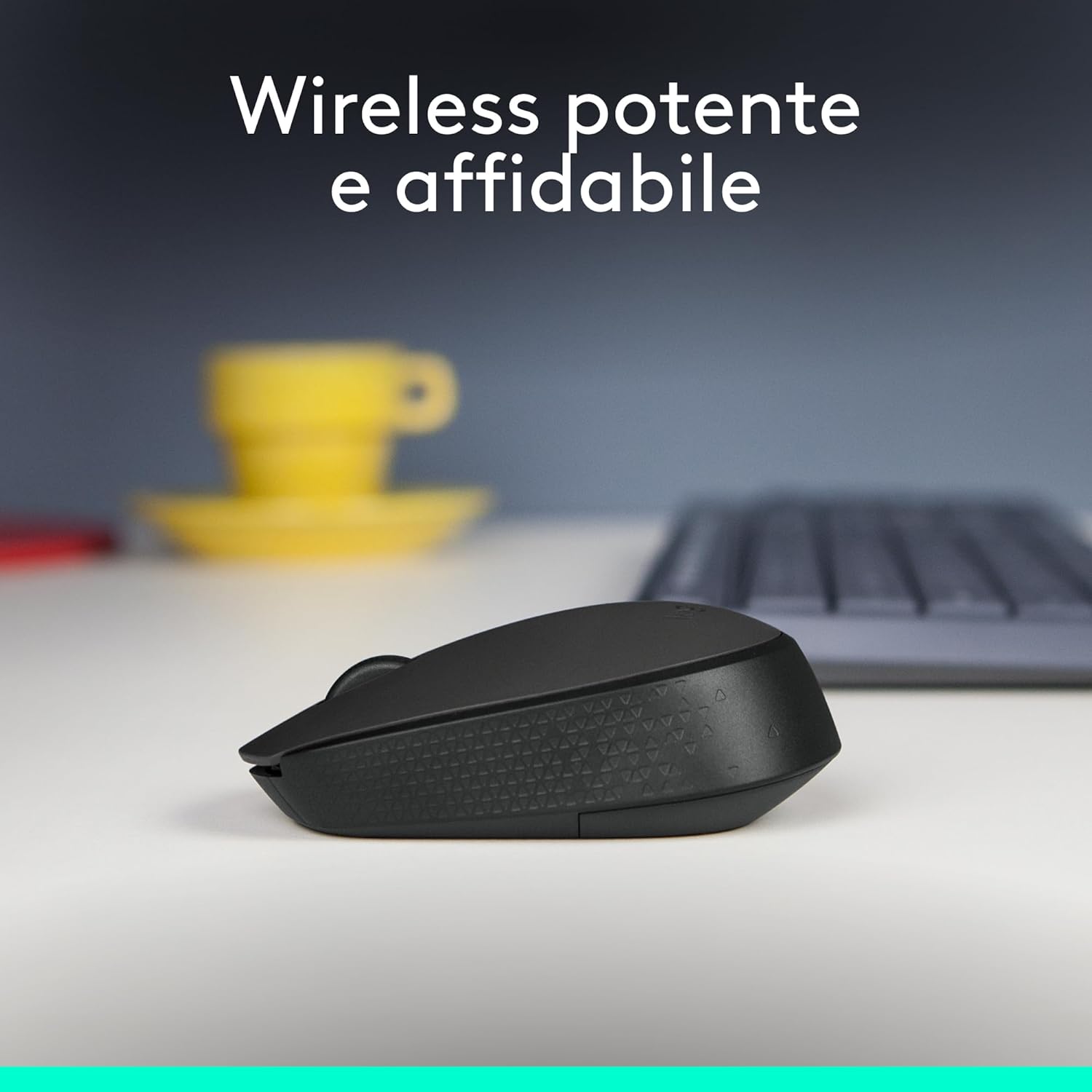 Logitech M171 Mouse Wireless per PC/Mac, Nero - immagine 2