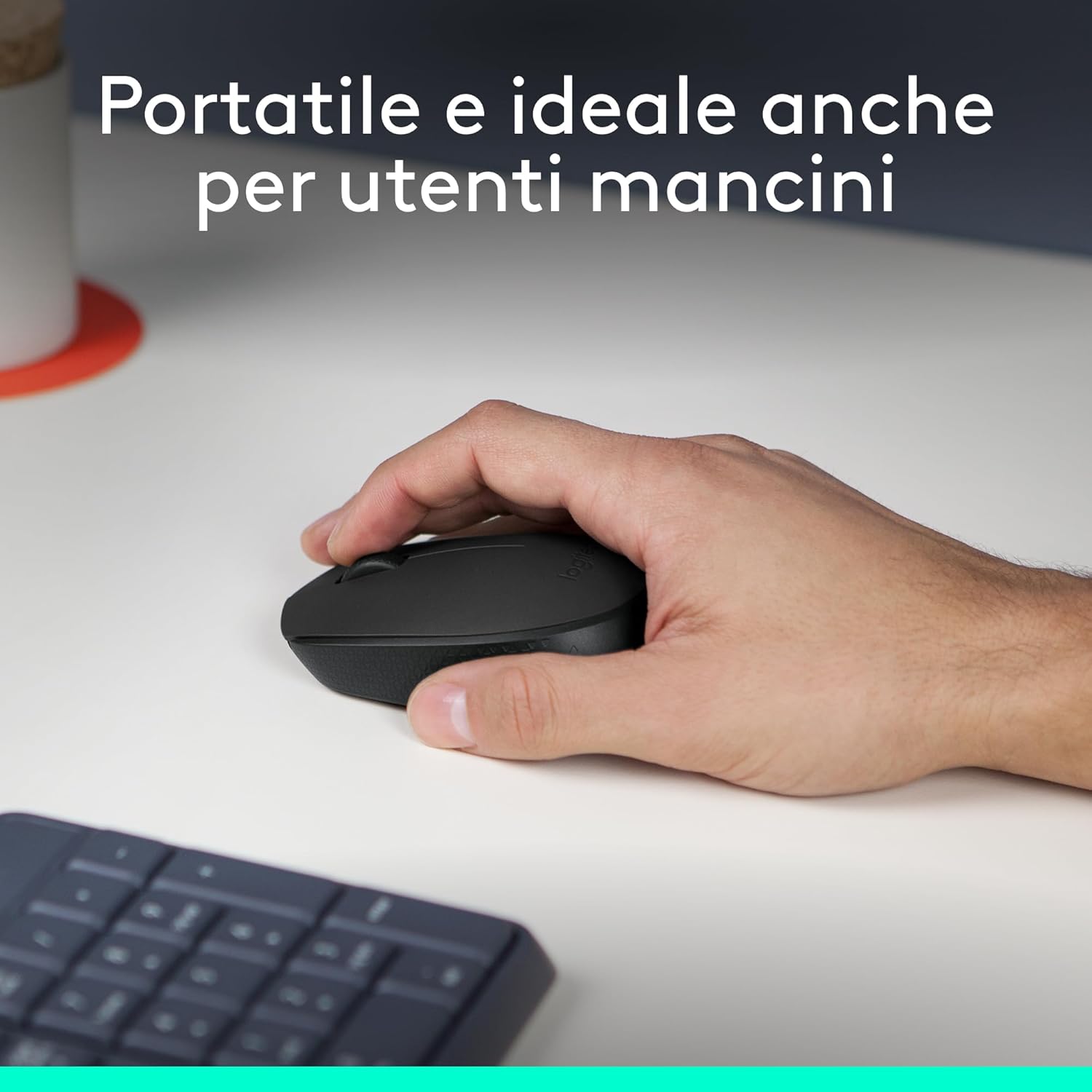 Logitech M171 Mouse Wireless per PC/Mac, Nero - immagine 3