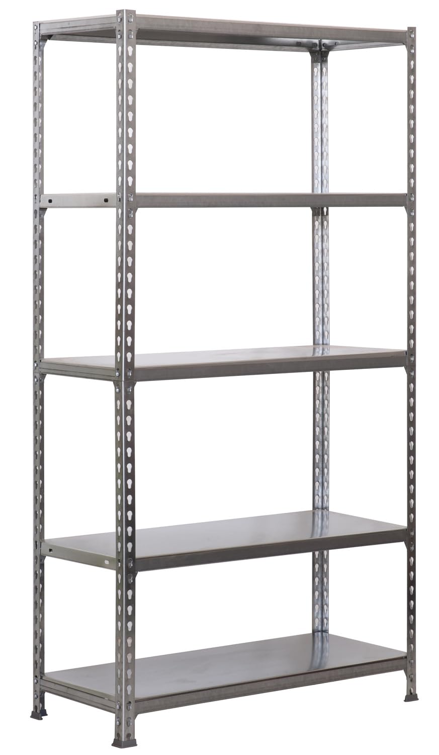 Simon Rack Scaffale Metallo Zincato 180x90x50cm, 5 Ripiani