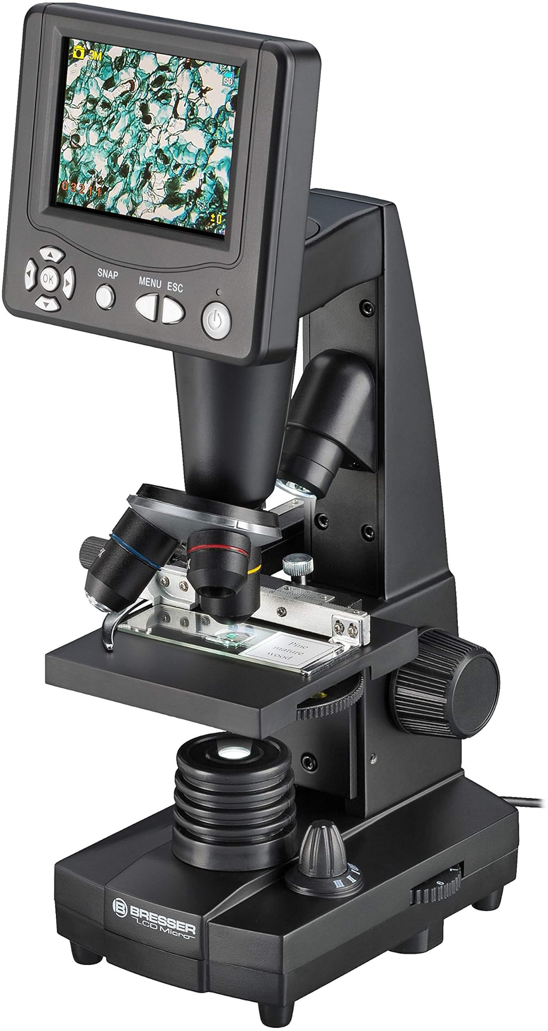 Bresser Microscopio Didattico LCD 8.9cm 5 Megapixel