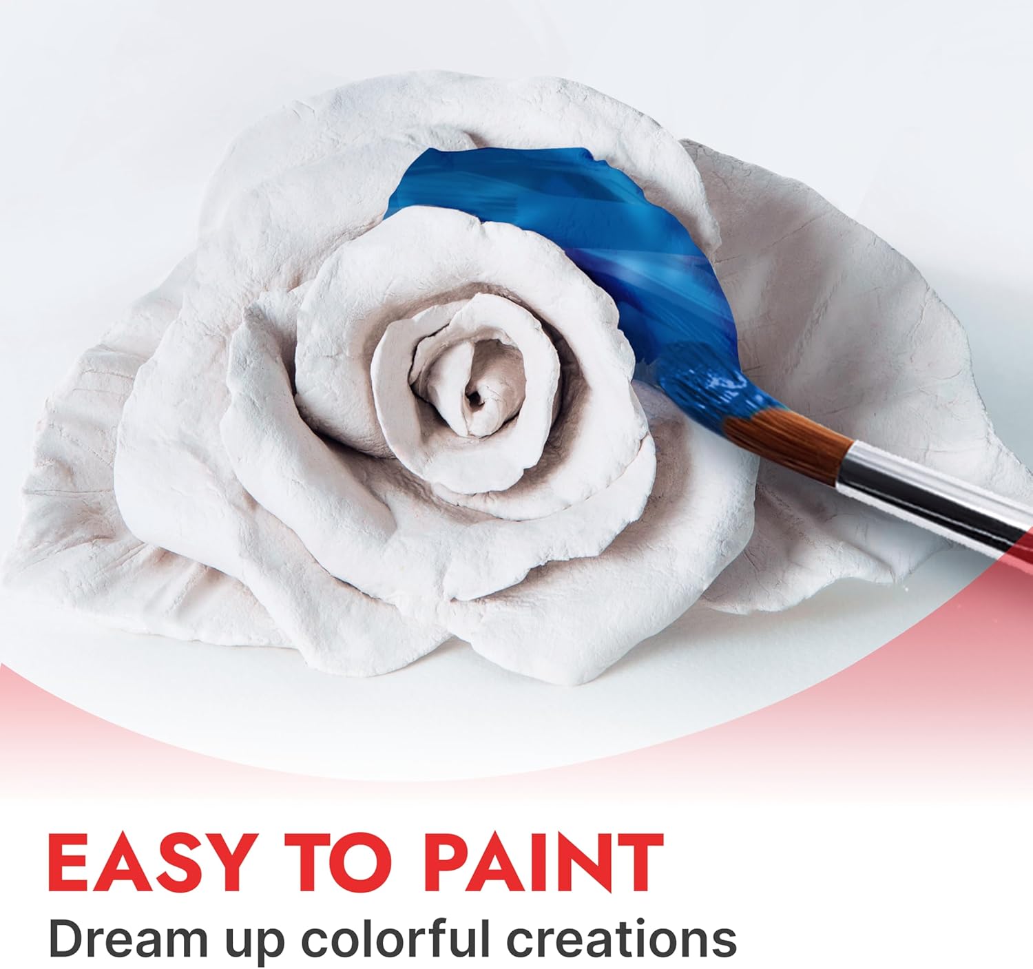 DAS Argilla da modellare, 1 kg, Bianco - immagine 4