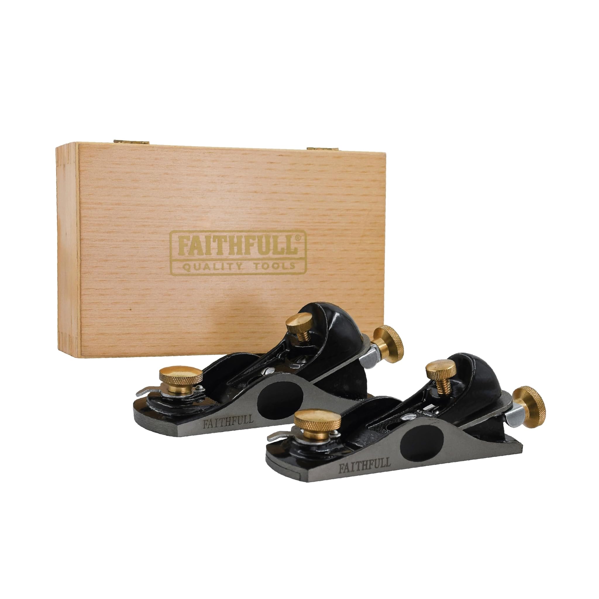 Faithfull Set di Pialle 6012 e 912 in Scatola di Legno