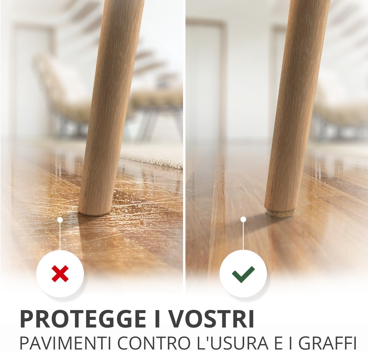 X-protector - Feltrini per Mobili 181 Pezzi - immagine 3