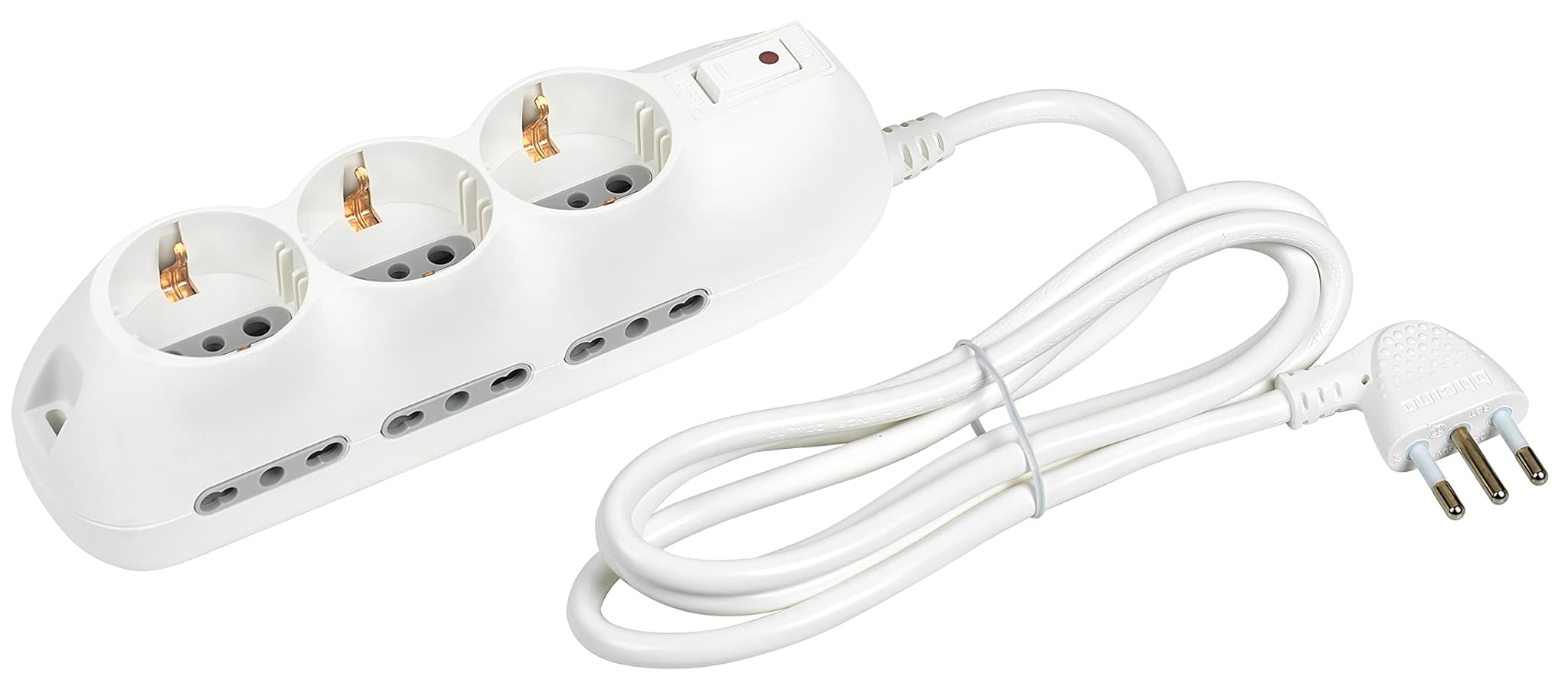 Bticino Ciabatta Multipresa Elettrica 9 Posti, Bianco