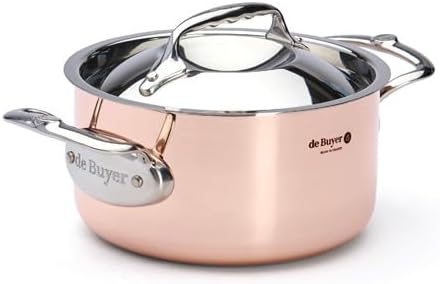 De Buyer 6442,16 - Pentola con Coperchio 16cm