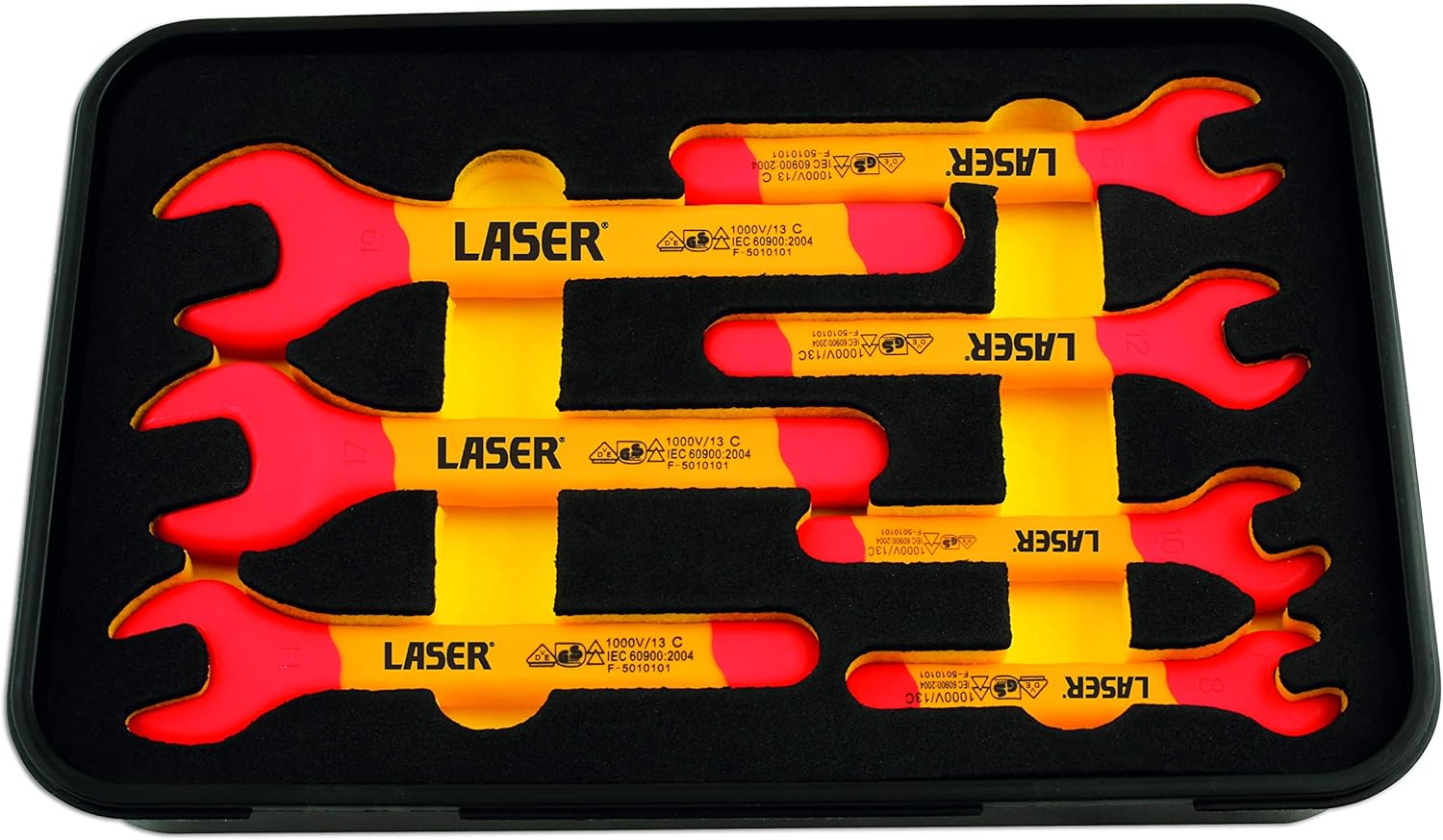 Laser 6048 Insulated Open Ended Spanner Set 7pc - immagine 1
