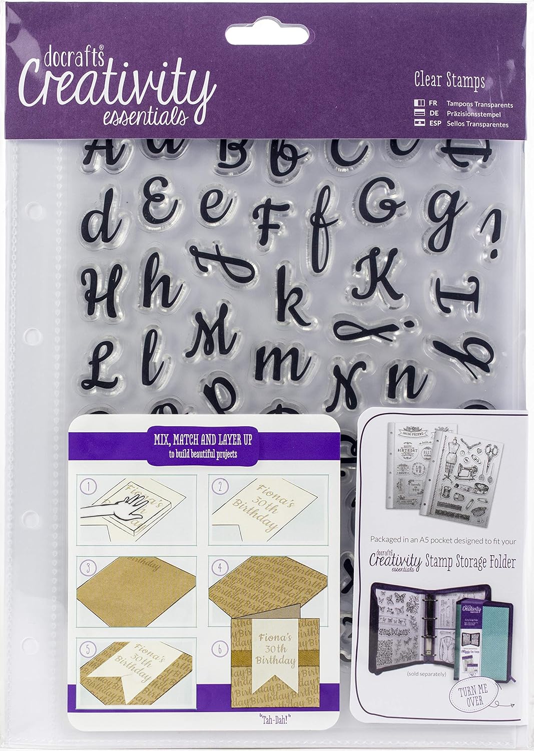 Papermania Timbro in gomma, A5 - immagine 1