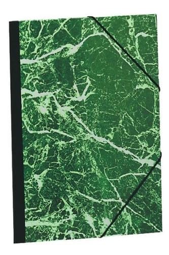 Carton a dessin papier marbre verni avec elastiques 52x67 - raisin