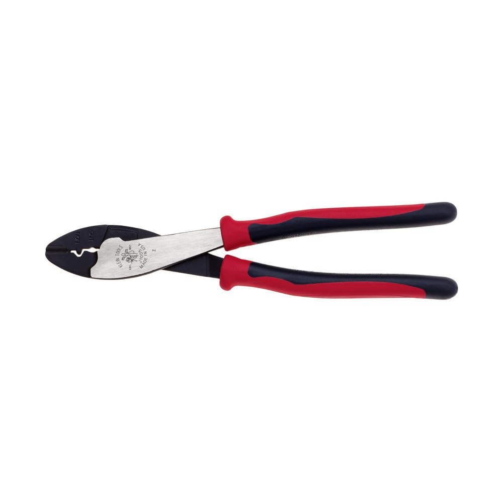 Klein Tools J1005 Journeyman Crimping/cutting Tool, rosso e nero