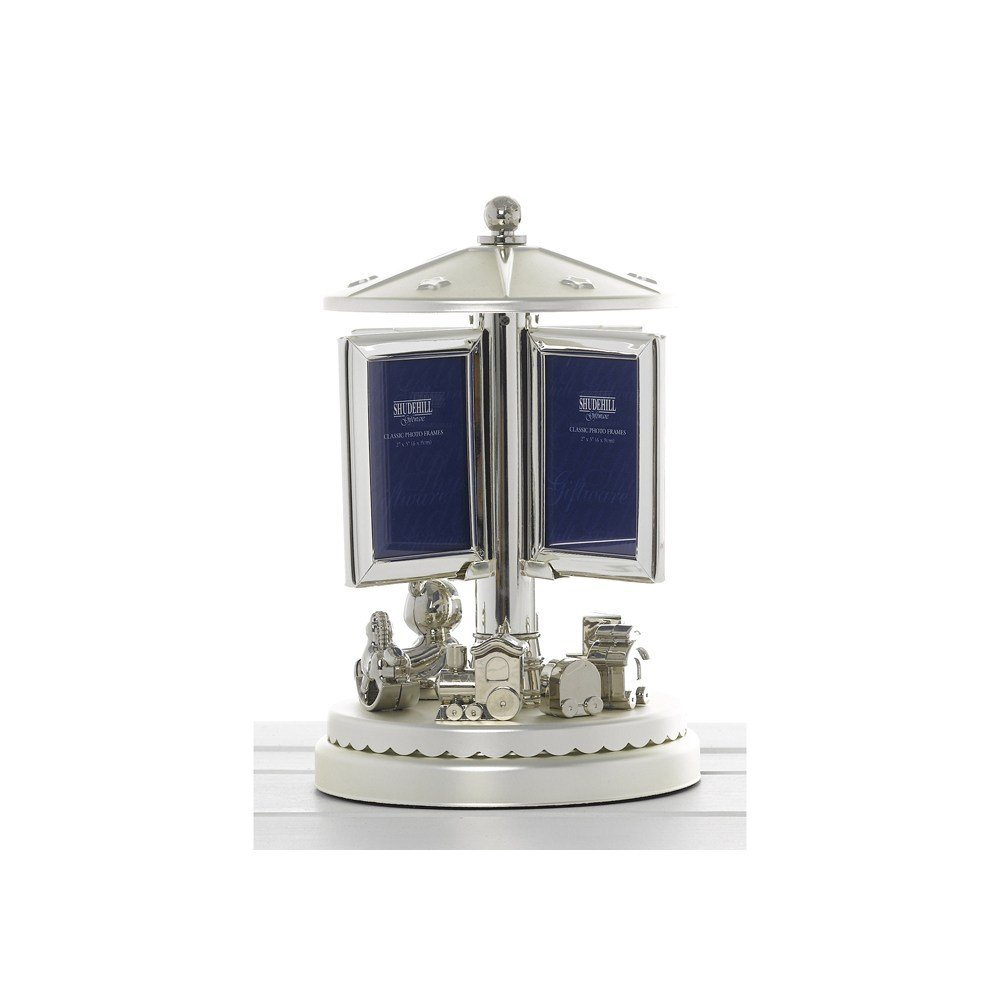 Shudehill Giftware Cornice Portafoto Girevole Musicale